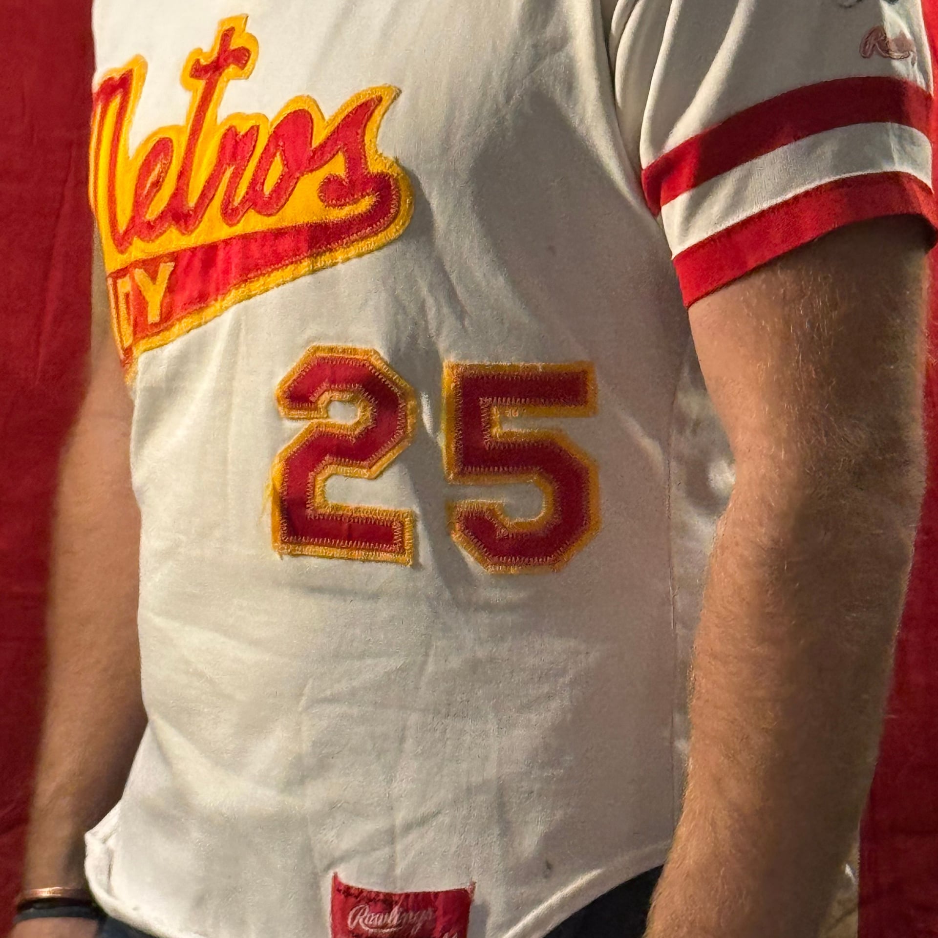 1955 Indianapolis Metros Baseball Jersey- size 44 7