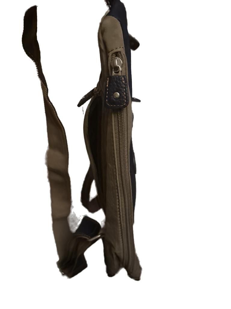 Mouflon backpack Navy Blue with tan waterproof  7