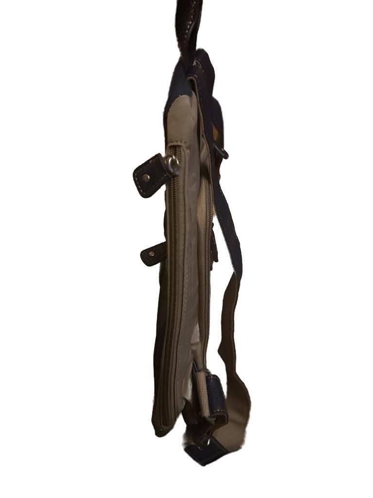 Mouflon backpack Navy Blue with tan waterproof  8