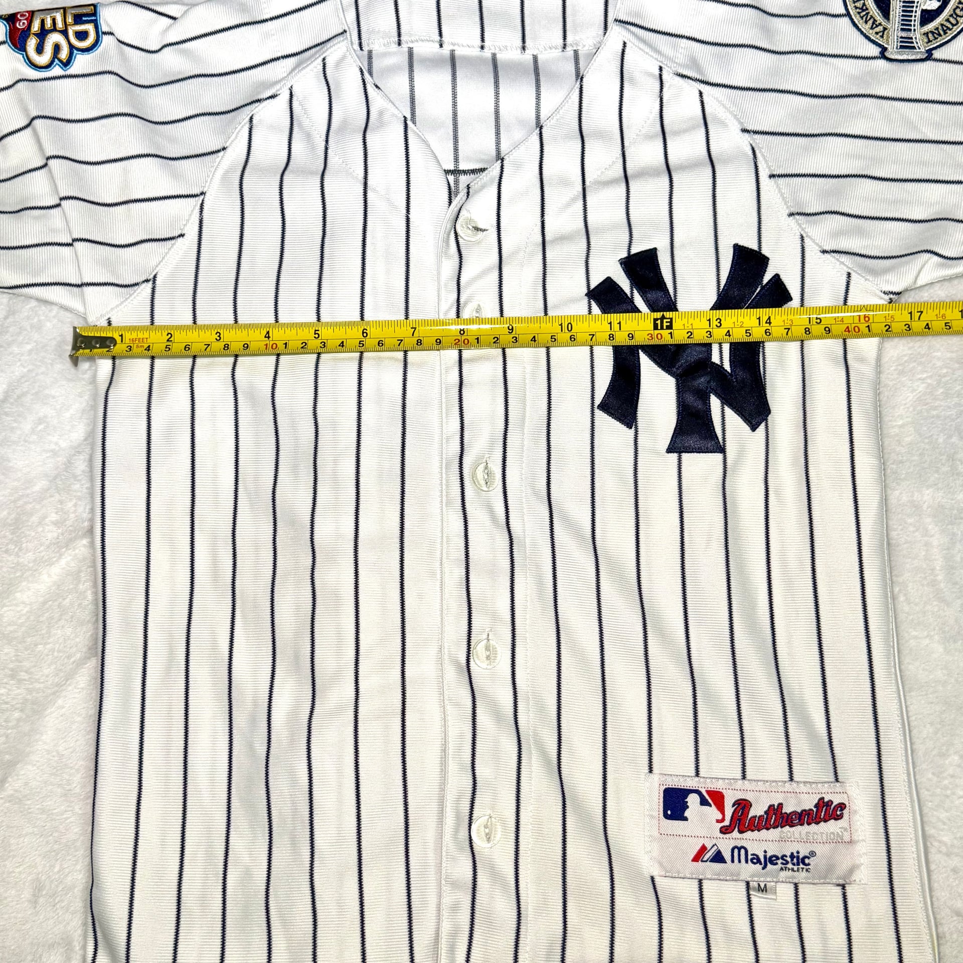 Derek Jeter NY Yankees 2009 World Series Majestic Authentic Jersey Youth Med 3
