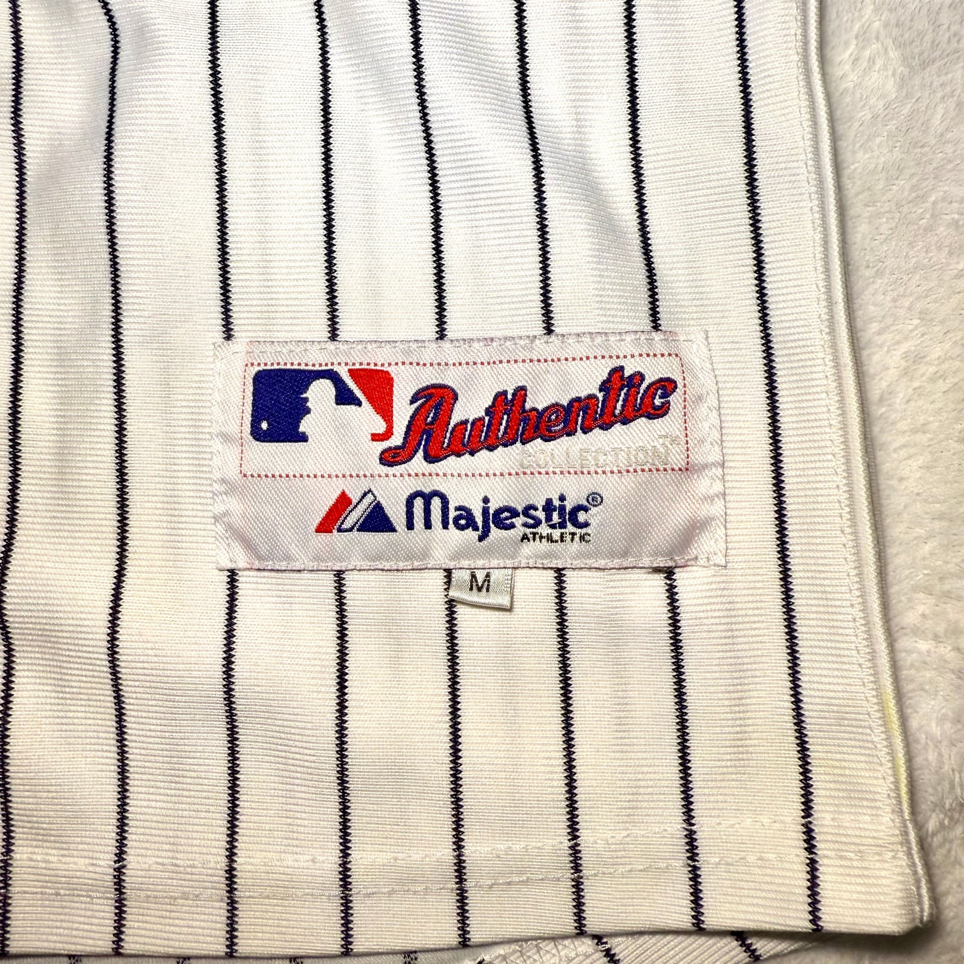 Derek Jeter NY Yankees 2009 World Series Majestic Authentic Jersey Youth Med 7