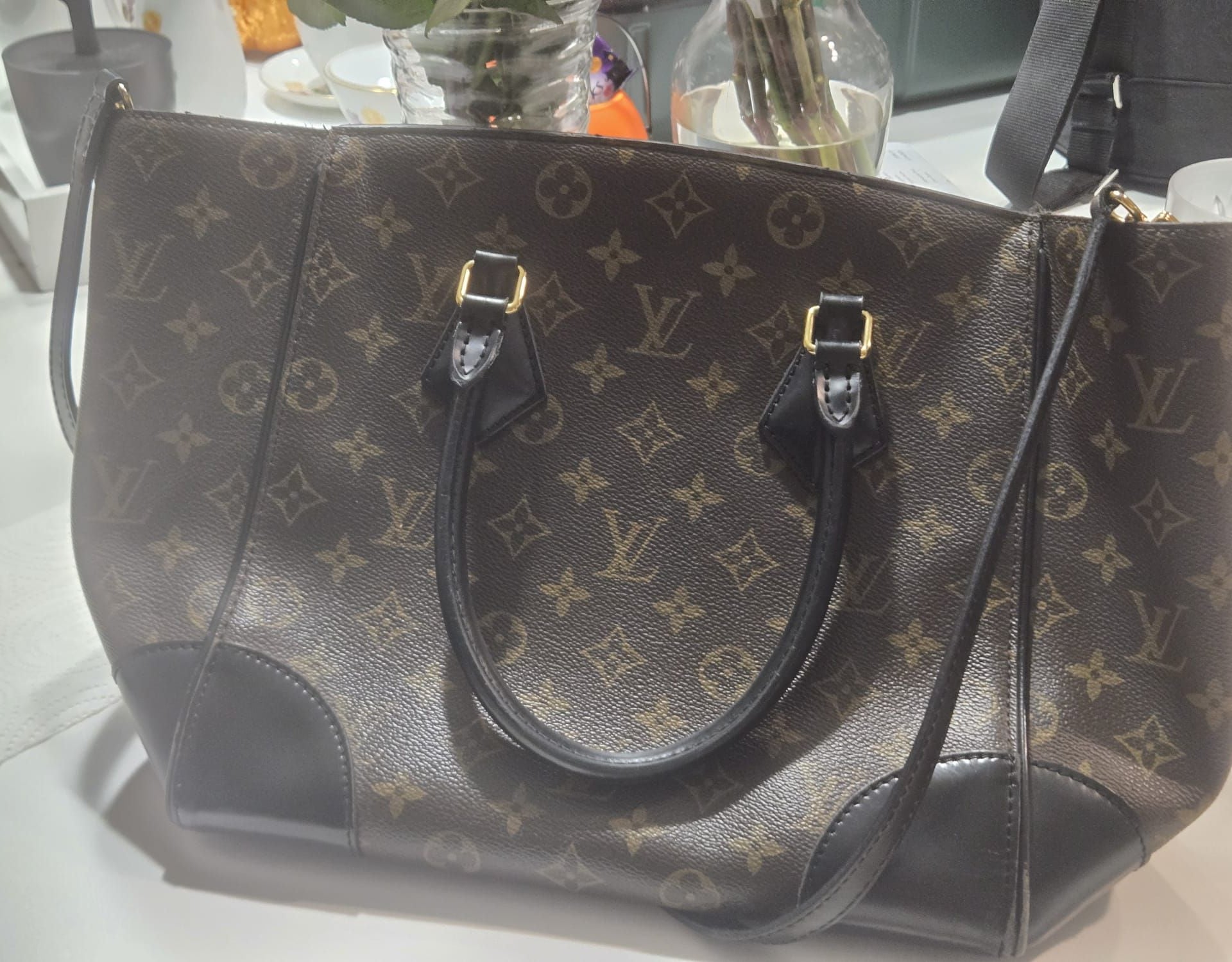 Louis Vuitton Monogram Phoenix MM Canvas Tote Bag 10