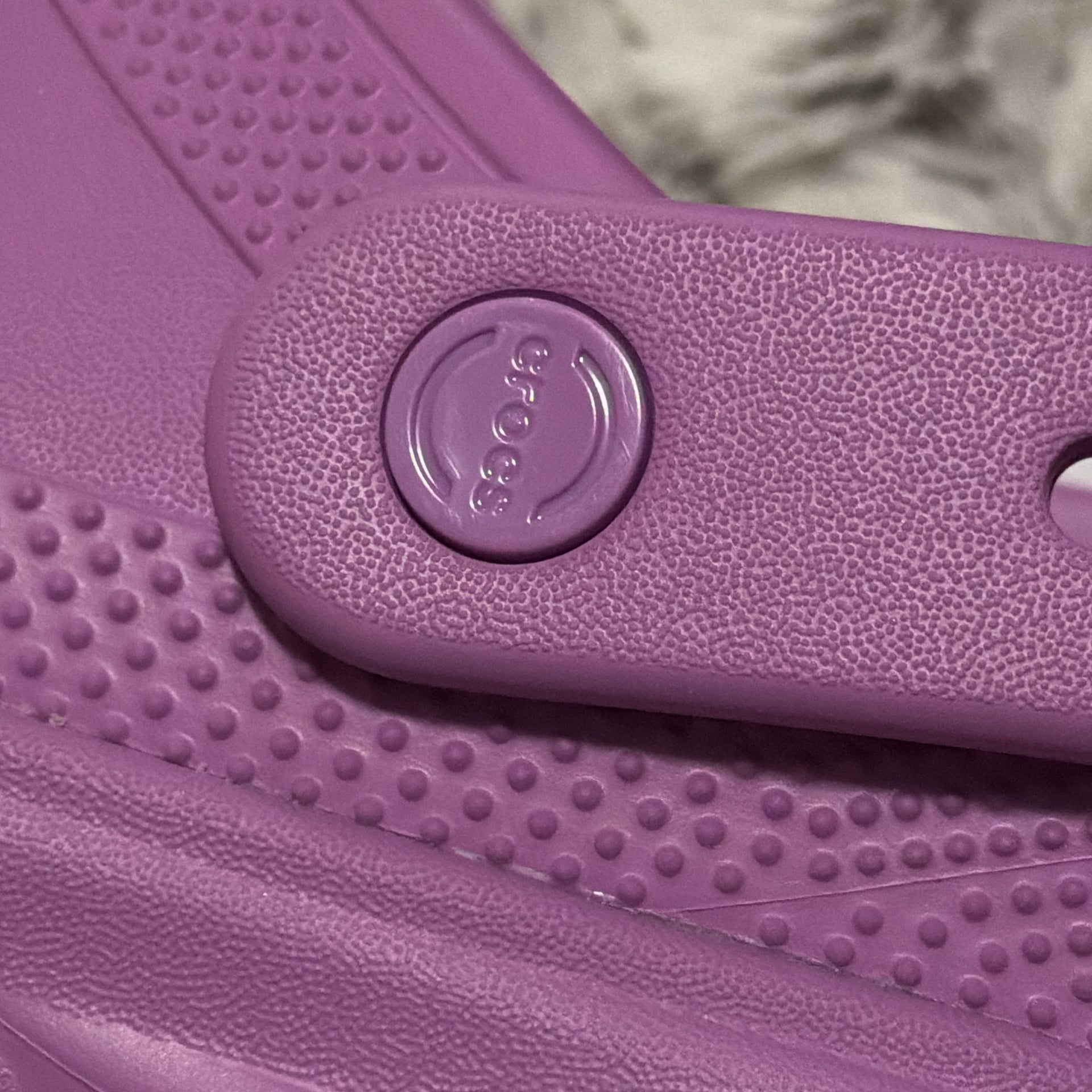 Crocs Stomp Clog Bubble Chunky Slip-On Slides Unisex M9/W11 Violet Purple 12