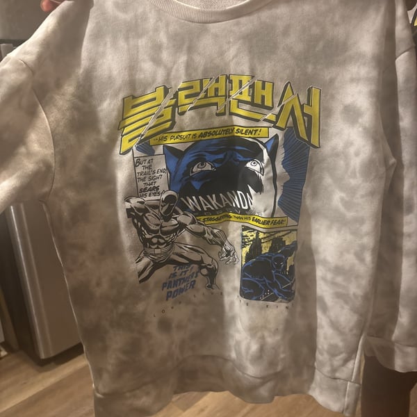Vintage Marvel Comics Tie-Dye Crewneck Sweatshirt
