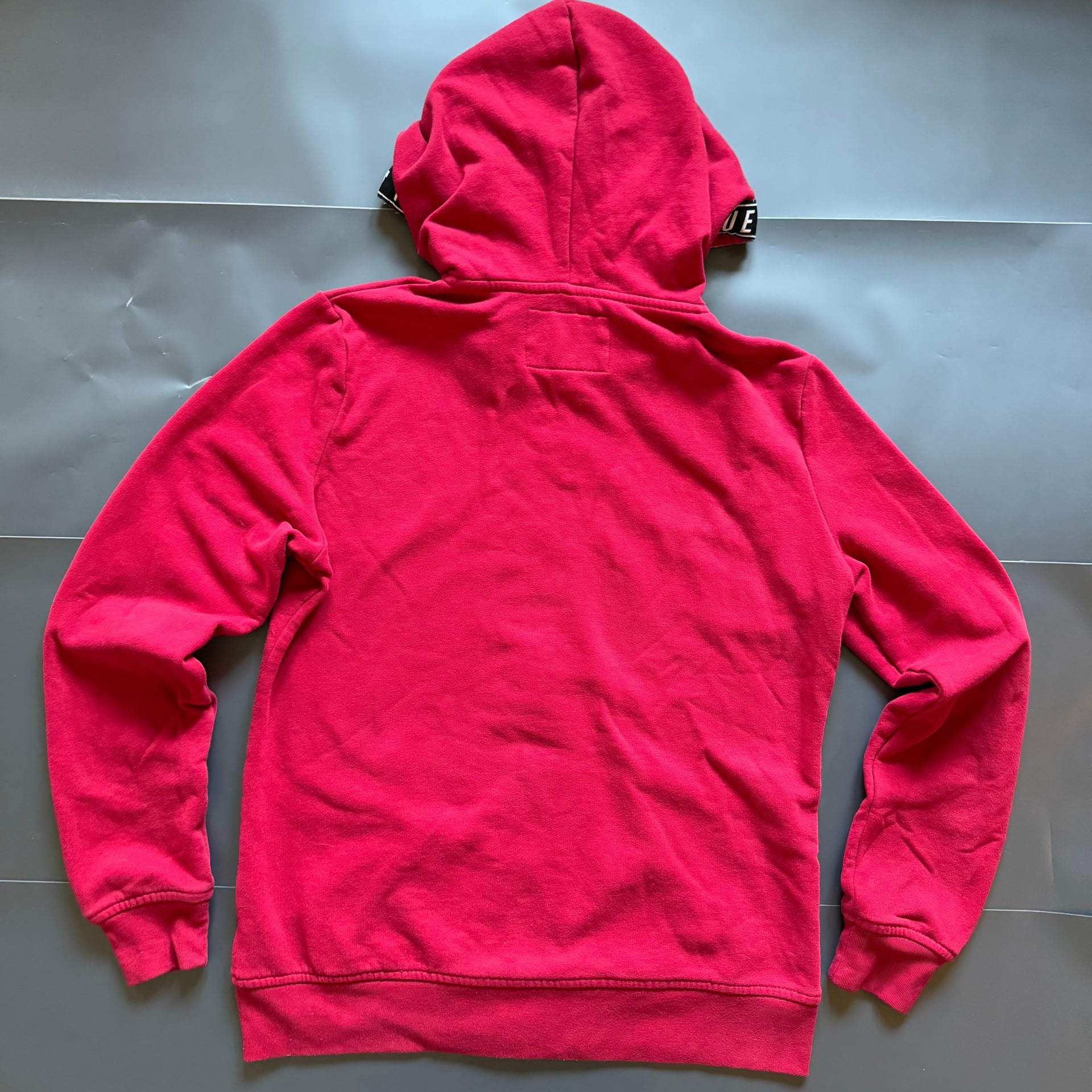 True Religion Red Logo Tape Trim Zip Up Hoodie 2