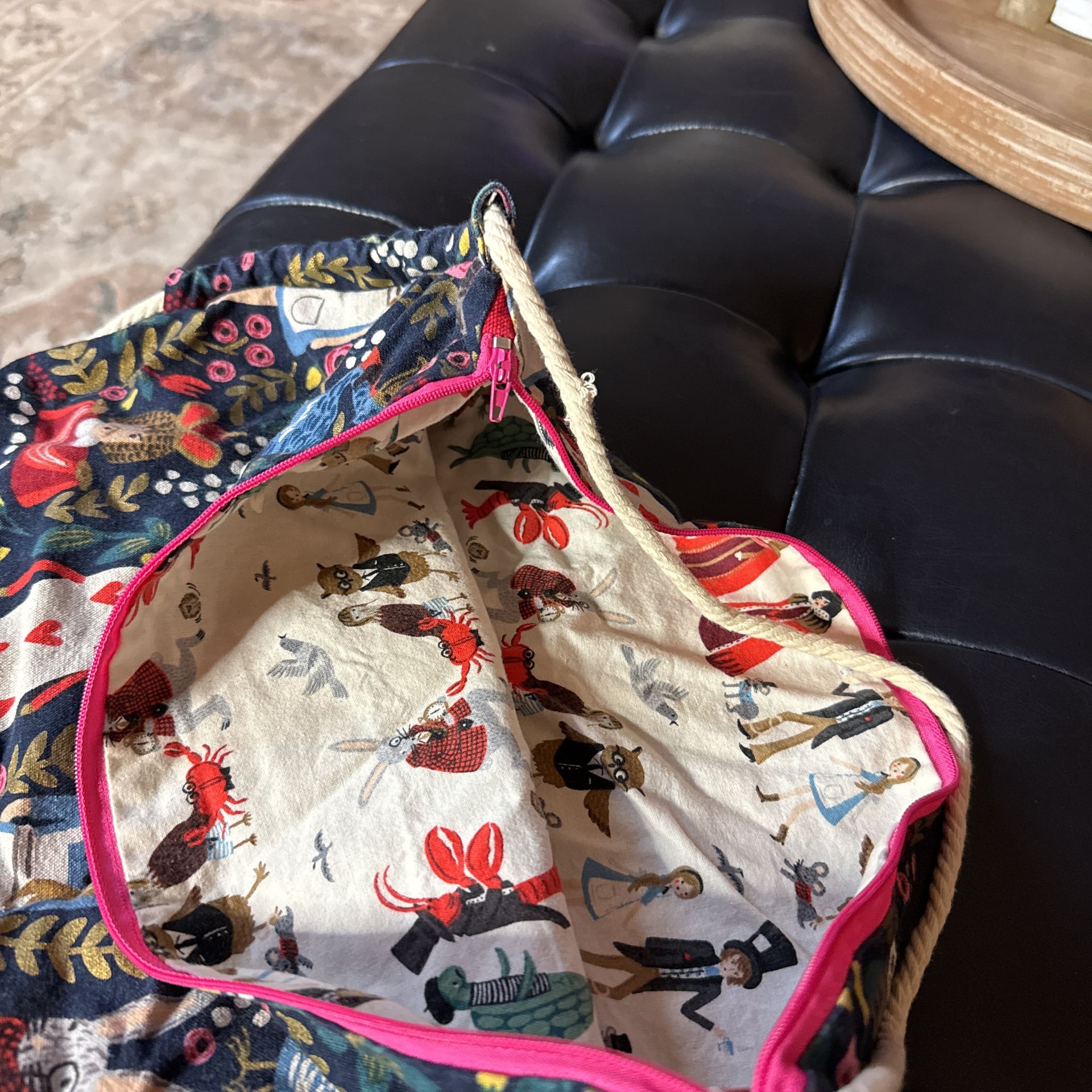 Rifle Paper Co. Wonderland Reversible Tote Bag 3