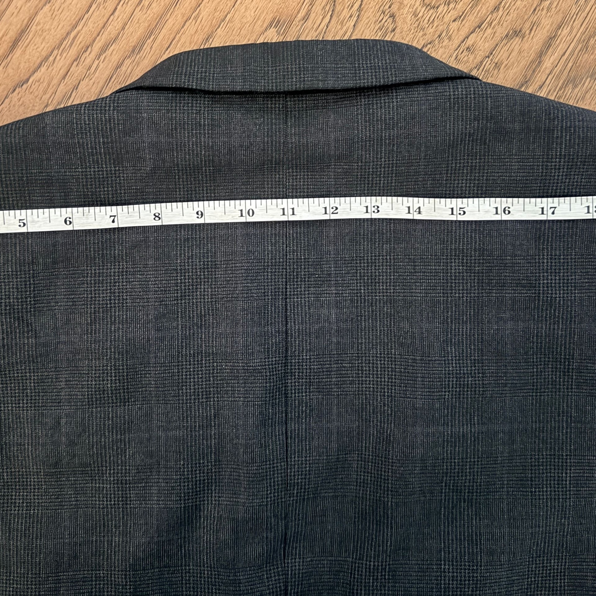 Jos. A. Bank 100% Wool CUSTOM Gray Geometric Blazer Sport Jacket Size 54R 7