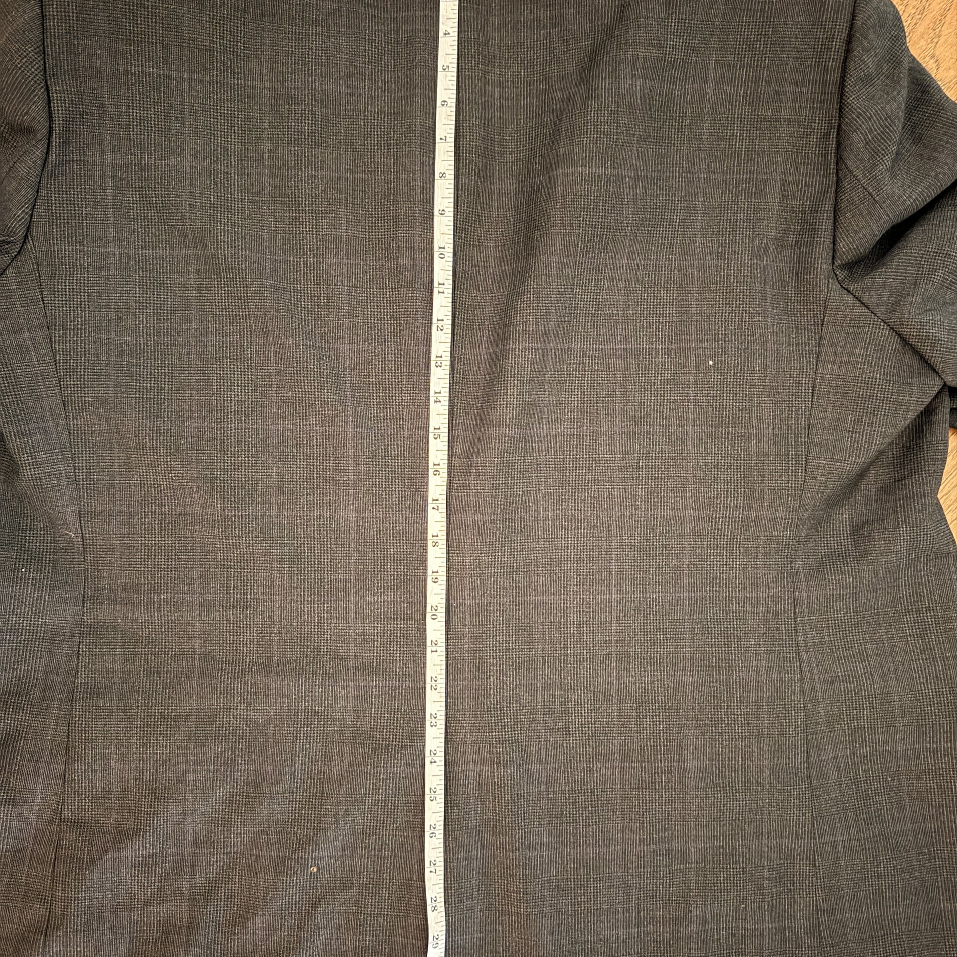 Jos. A. Bank 100% Wool CUSTOM Gray Geometric Blazer Sport Jacket Size 54R 9