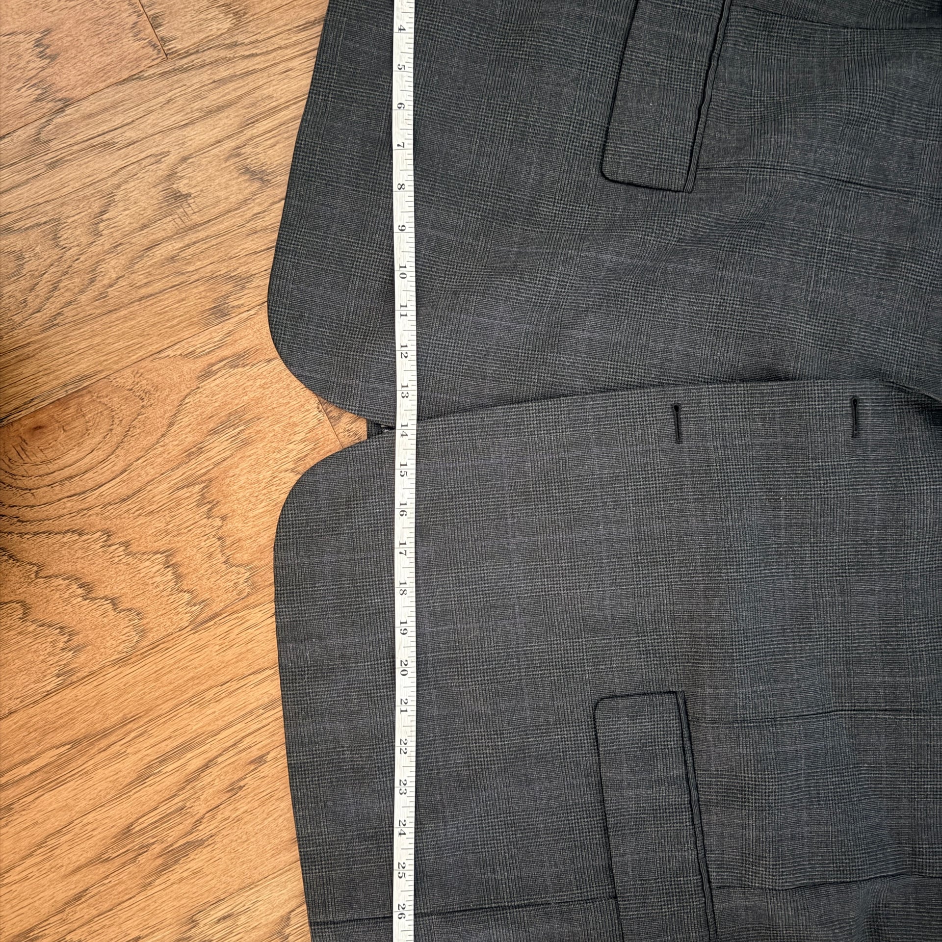 Jos. A. Bank 100% Wool CUSTOM Gray Geometric Blazer Sport Jacket Size 54R 10
