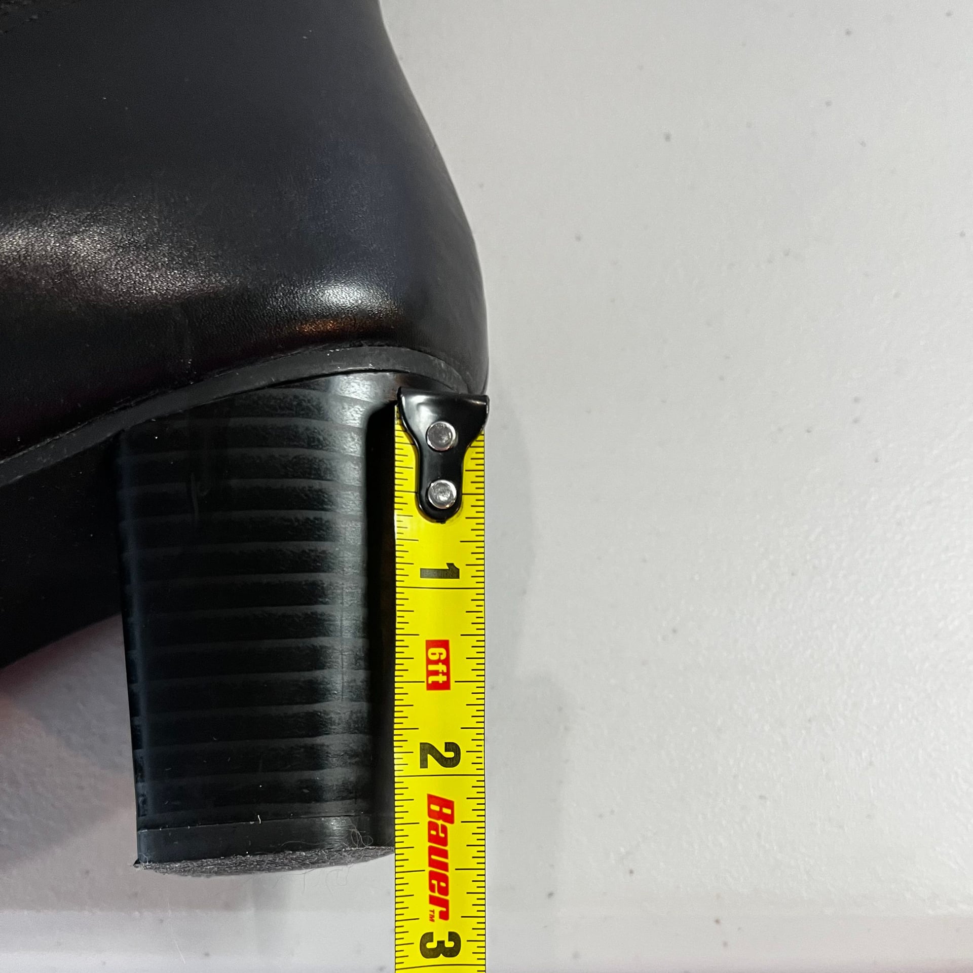 BASS Women’s’ Black Leather JASMINE KNEE HIGH Boots Size 11 Black Riding Style 8