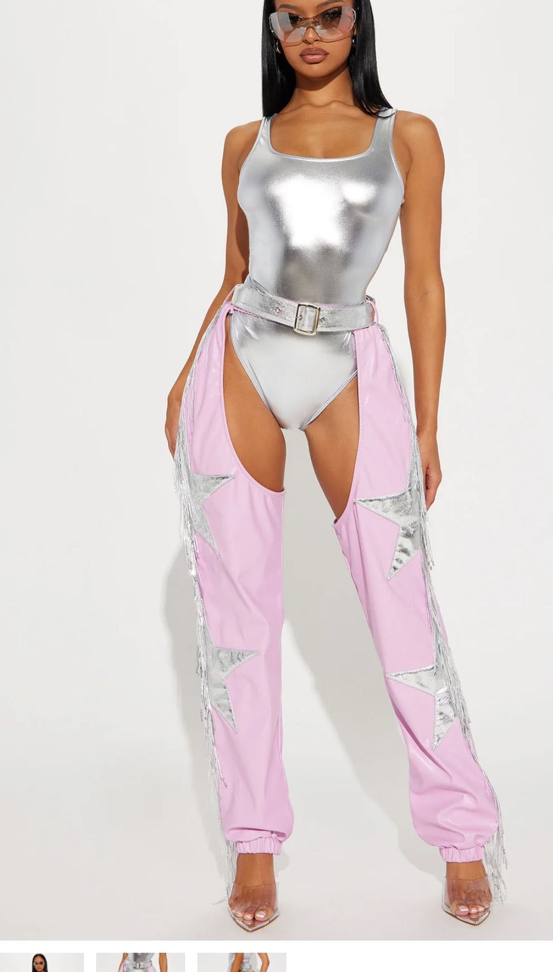 Fashion Nova Everywhere She Goes Cutout Jogger - Pink 3