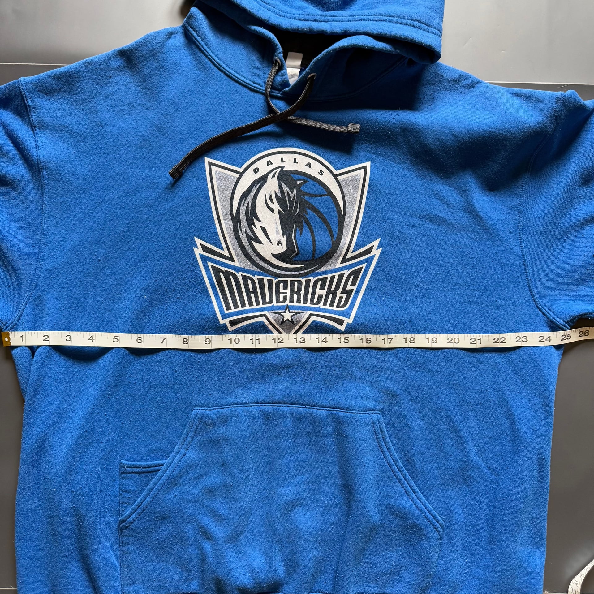 Dallas Mavericks Blue Classic Chenille Hoodie 4