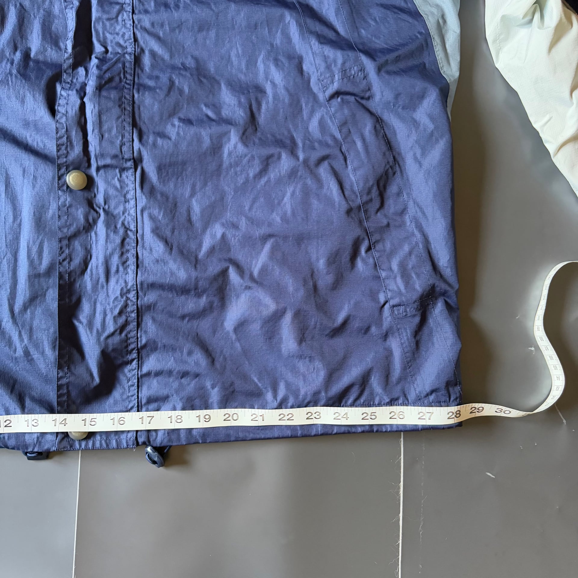 Full Zip Blue & White Windbreaker Jacket 5