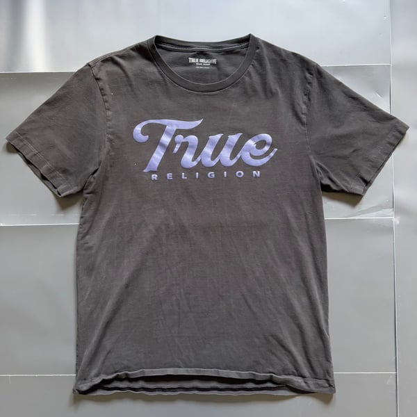 True Religion Metallic True Buddha Short Sleeve T-Shirt