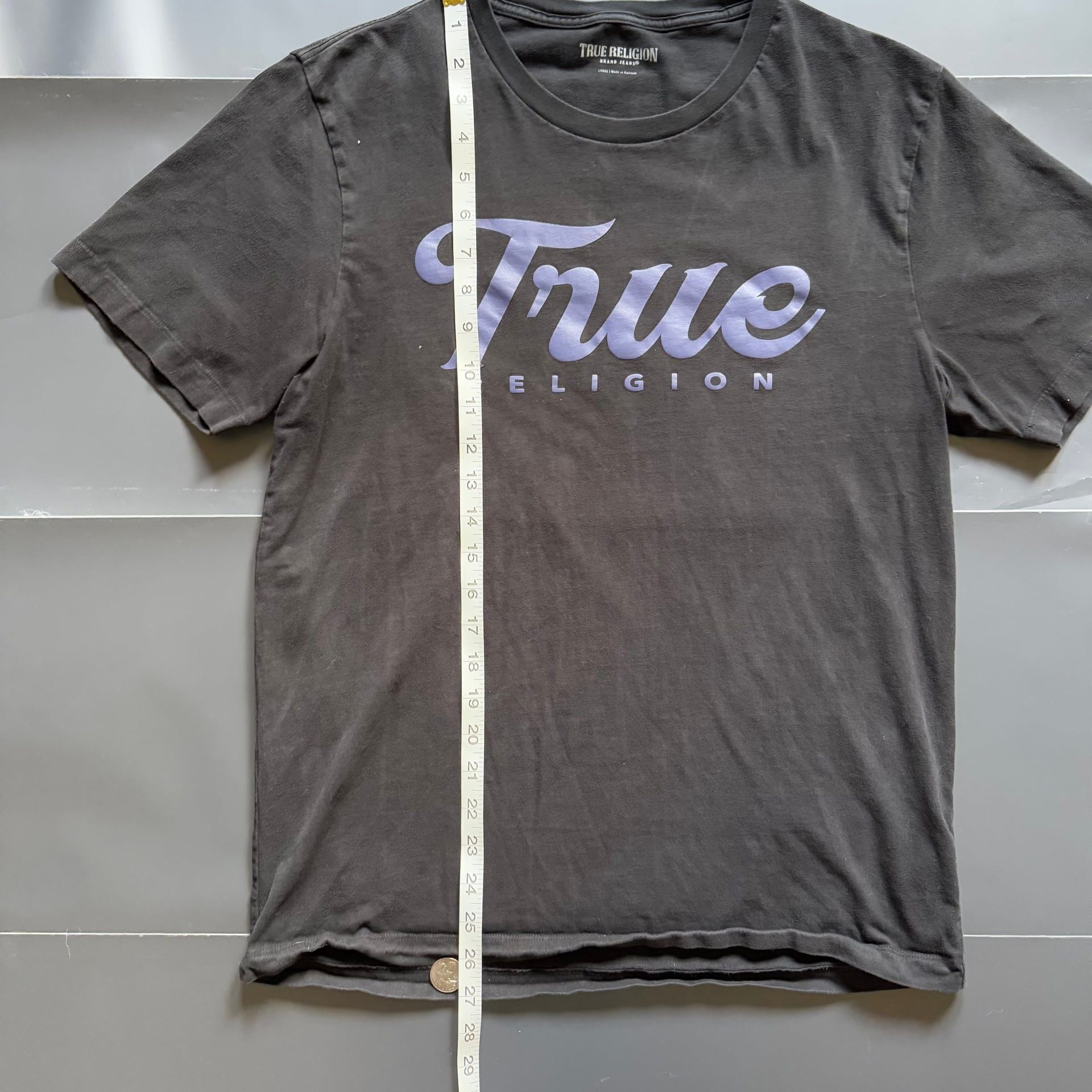 True Religion Metallic True Buddha Short Sleeve T-Shirt 3