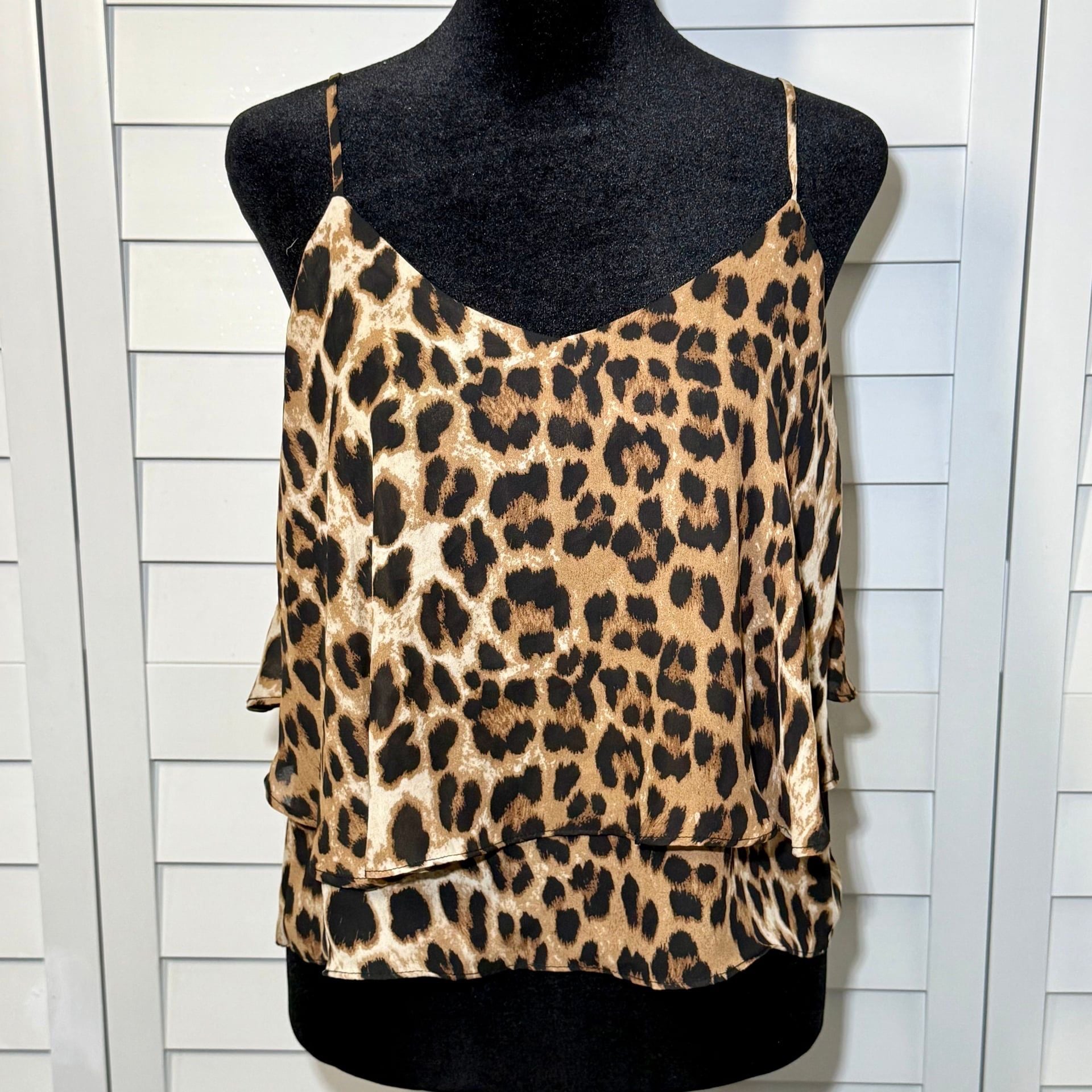 Brooklyn Karma Leopard Print Tank Top 1