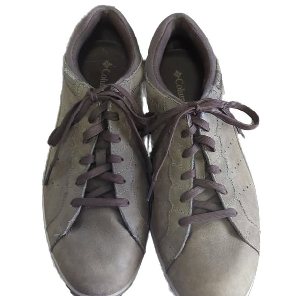 Columbia Three Passes Men's Brown Leather Sneakers