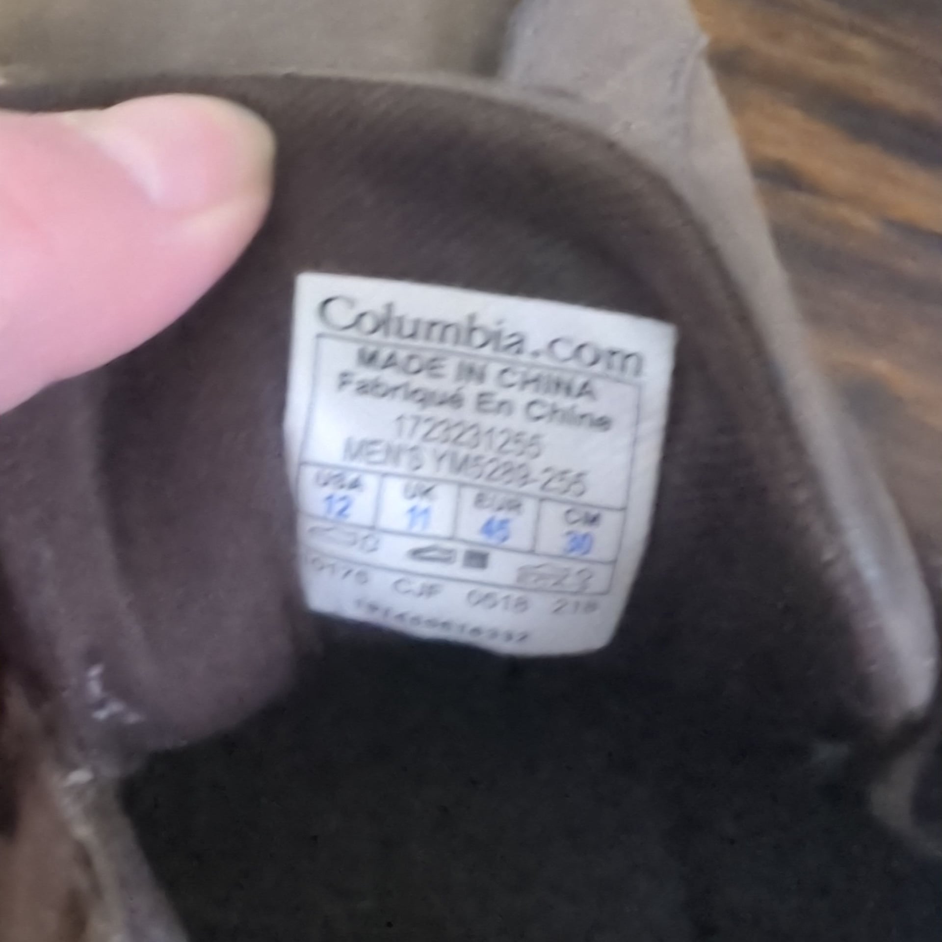 Columbia Three Passes Men's Brown Leather Sneakers 10