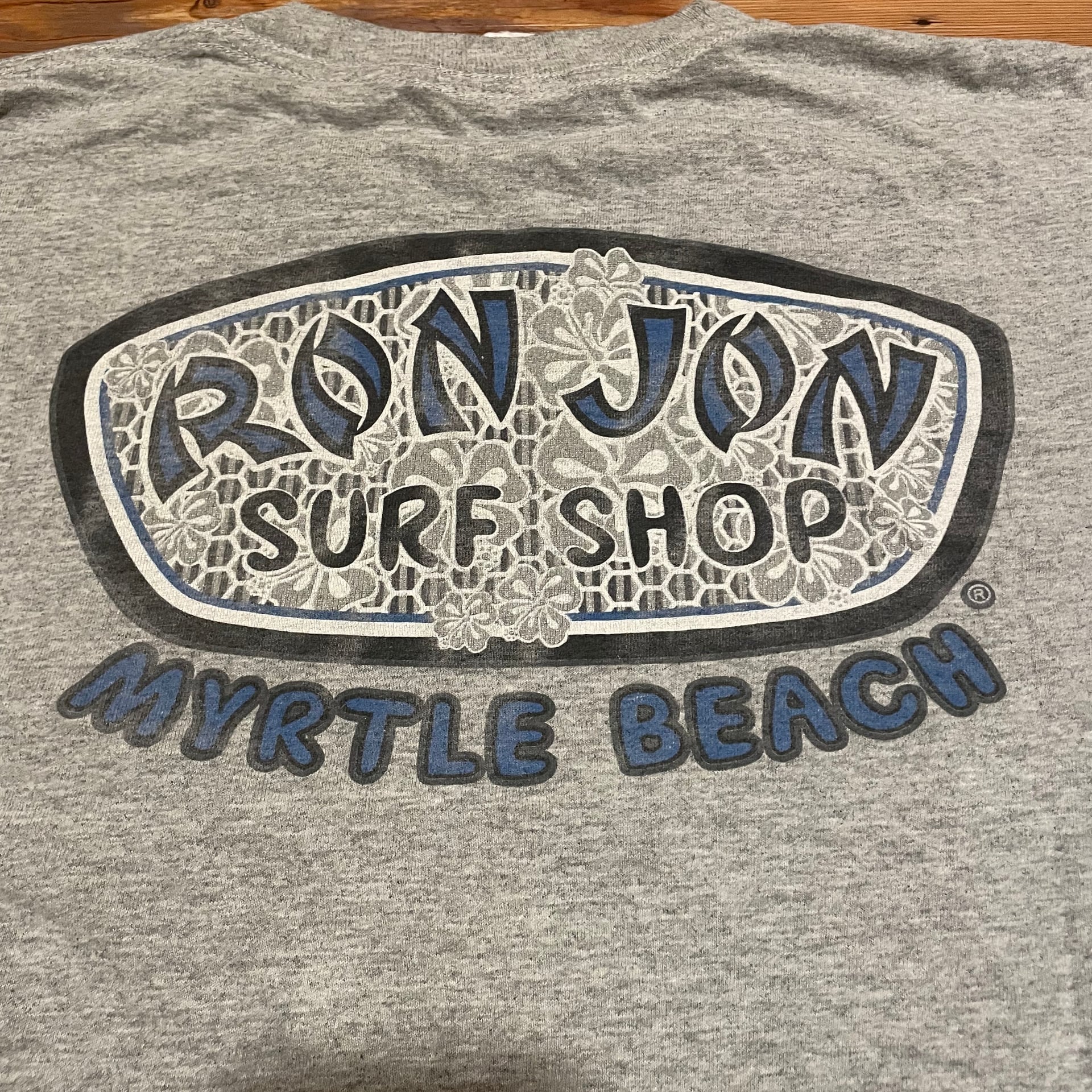 Vintage Ron Jon Surf Shop Grey Long Sleeve T-Shirt 5