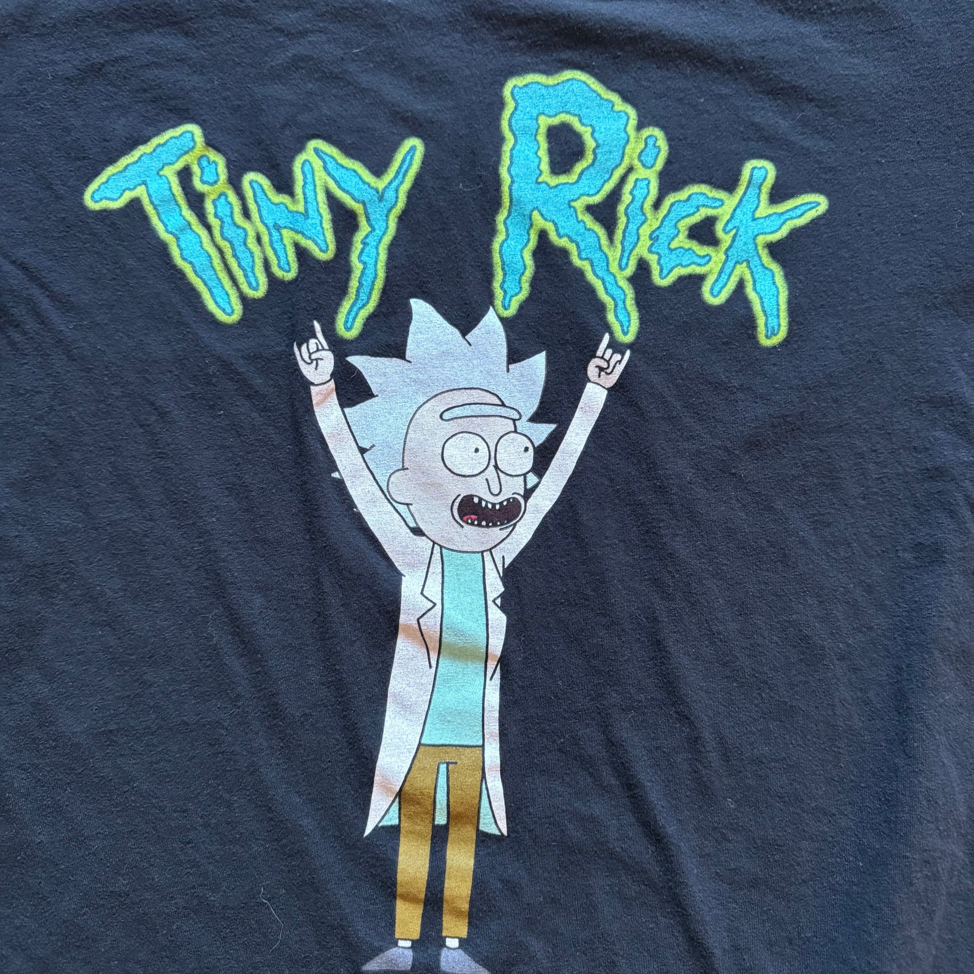 Rick and Morty Tiny Rick Black Short Sleeve T-Shirt 8