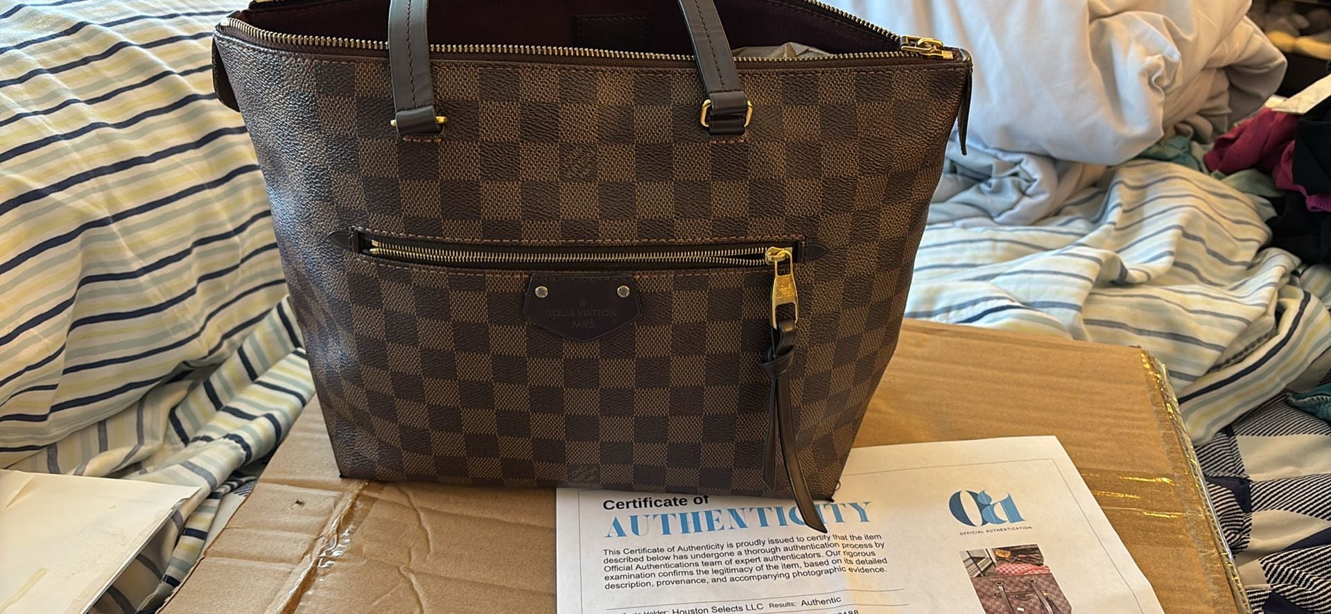 Louis Vuitton Iena PM Damier Ebene Shoulder Bag 2