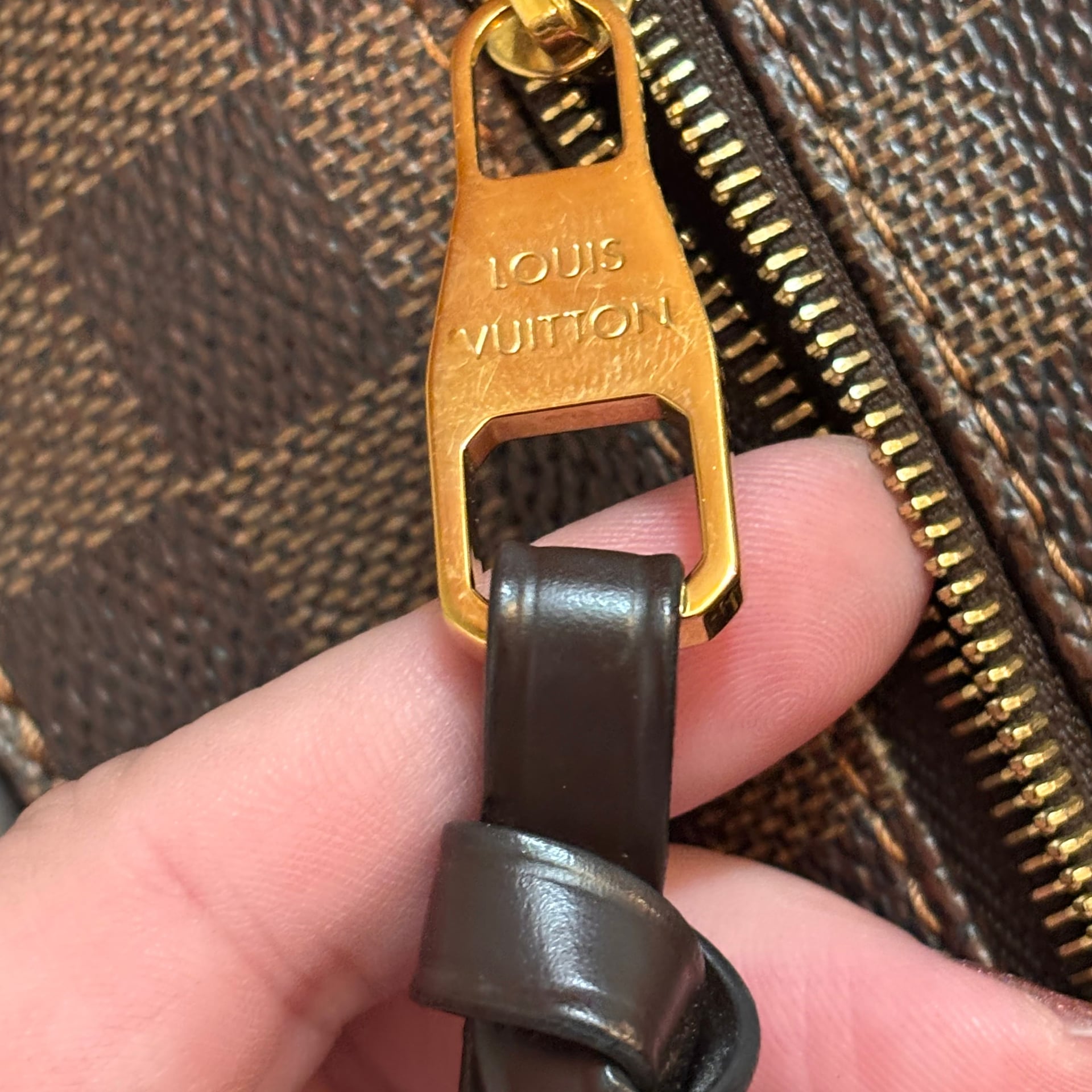 Louis Vuitton Iena PM Damier Ebene Shoulder Bag 3