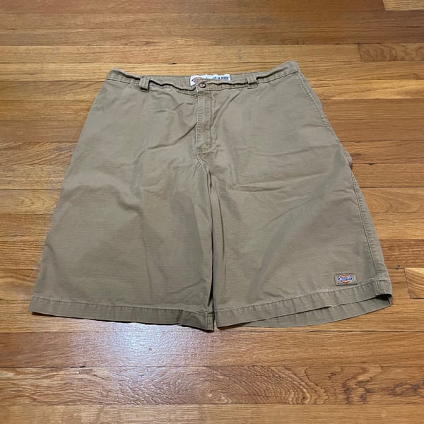Dickies streetwear skater Y2K Safari brown Shorts Men's Size 34