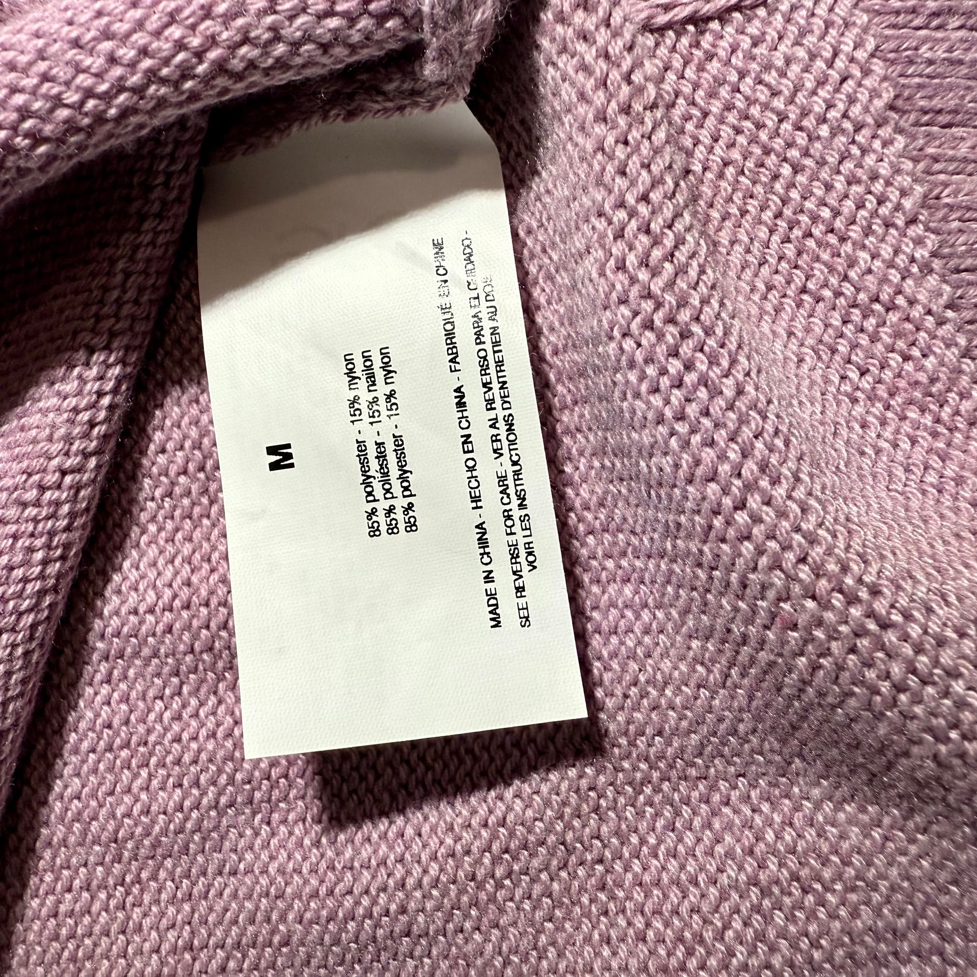 Ella Moss Women's Crewneck Super Soft Cozy Long Sleeve Sweater Purple Size M 7