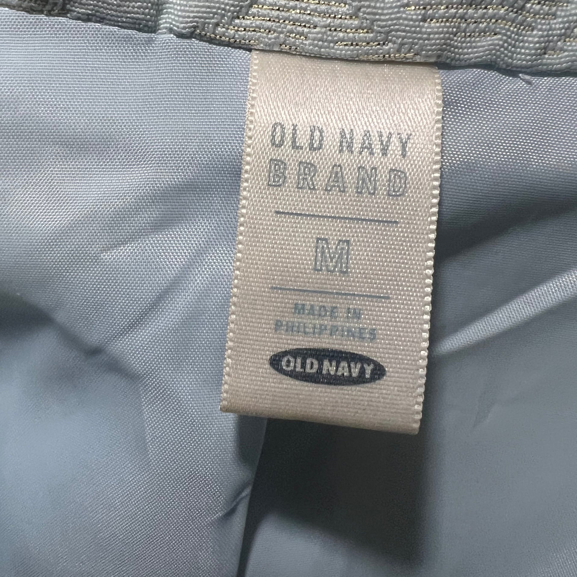 Old Navy Ivory Swirls Jacquard Blazer 4