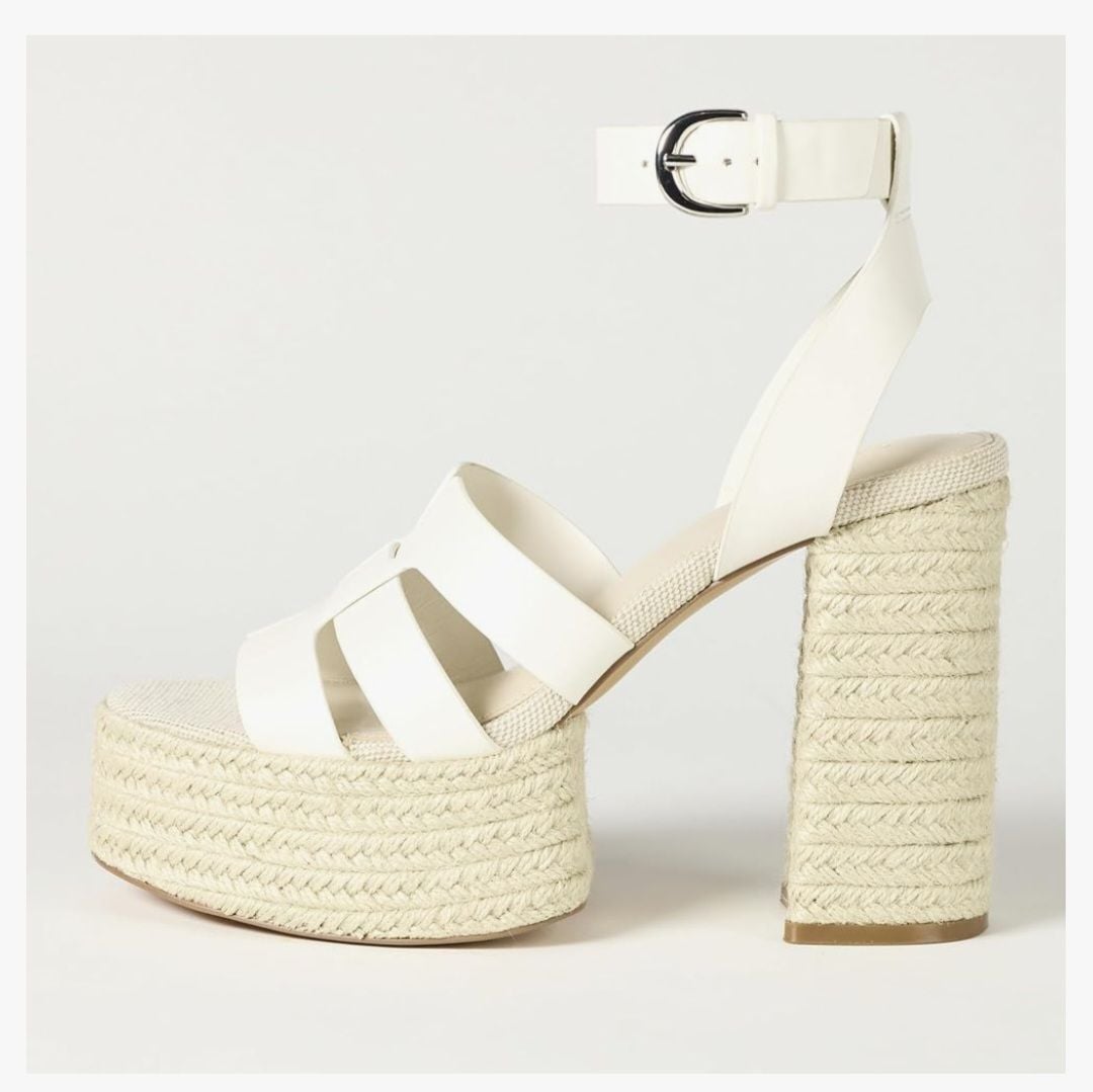 The Drop Women's Bea Platform Heel, White, 9.5, NIB 3