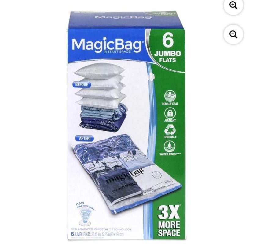 MagicBag Instant Space Saver Storage - Flat, Jumbo Flat Jumbo : , 1