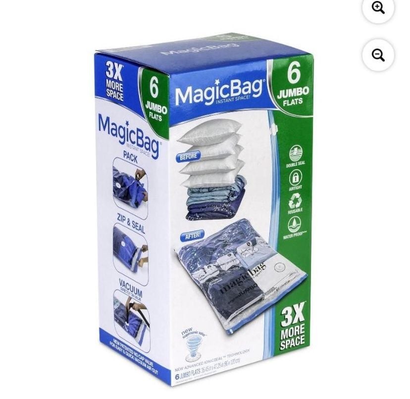 MagicBag Instant Space Saver Storage - Flat, Jumbo Flat Jumbo : , 2