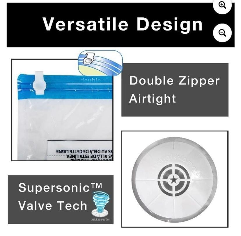 MagicBag Instant Space Saver Storage - Flat, Jumbo Flat Jumbo : , 8