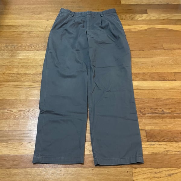 Men’s Grey Dockers preppy straight leg dress pants size 33x32