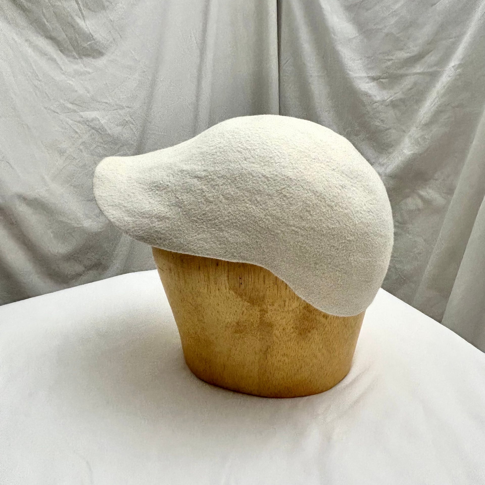 Reinhard Plank Classico Wool Hat in Cream/White One Size 2