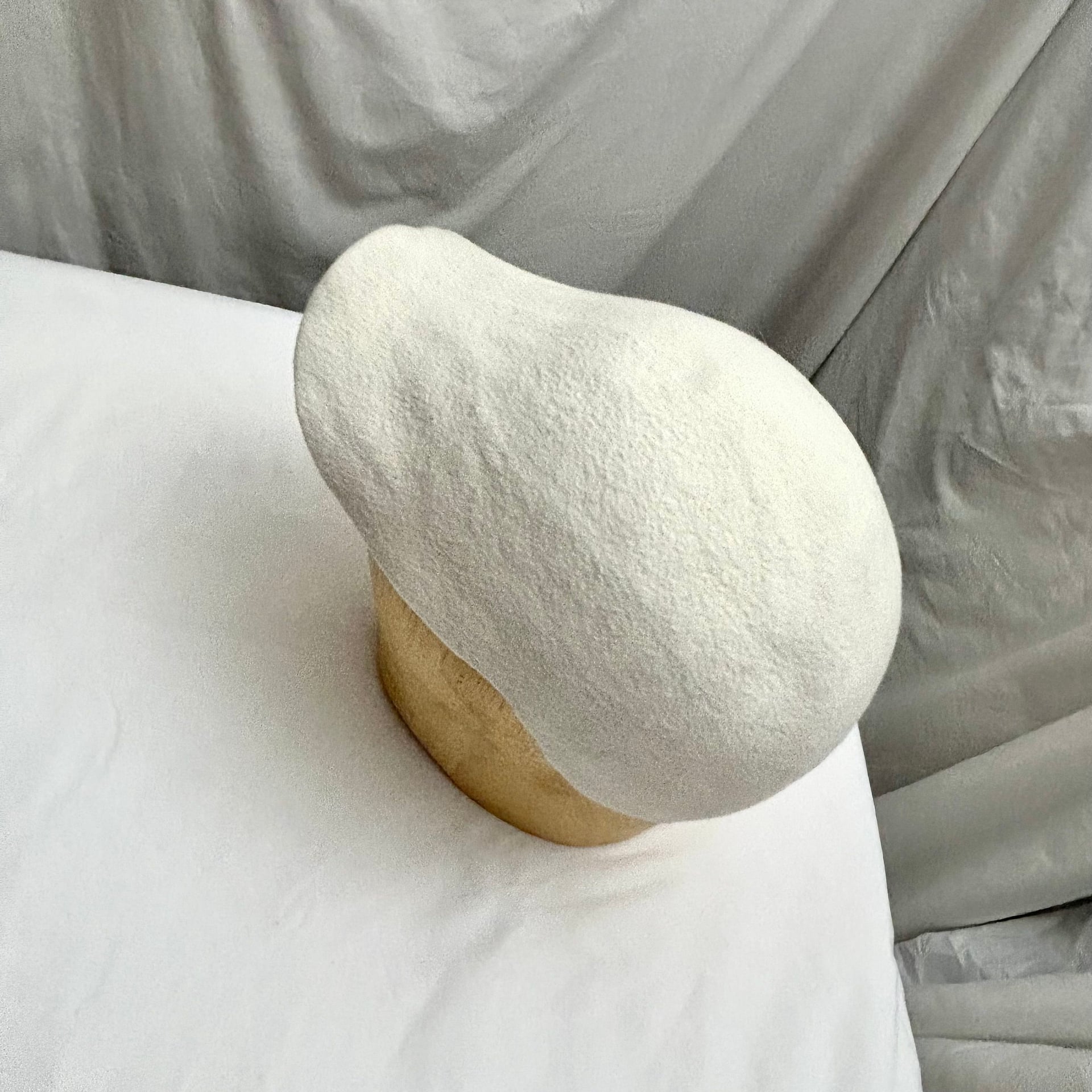 Reinhard Plank Classico Wool Hat in Cream/White One Size 5