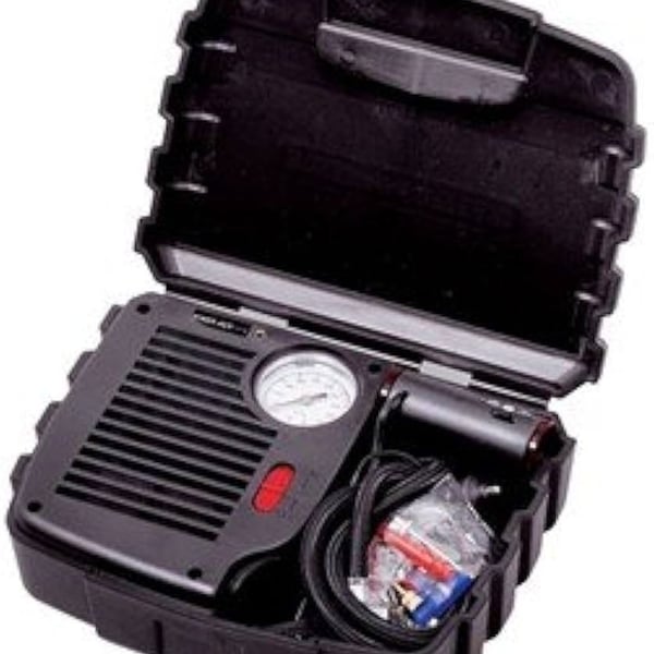6-in-1 Emergency Roadside Auto Safety Emergency Kit with Portable Air Compressor