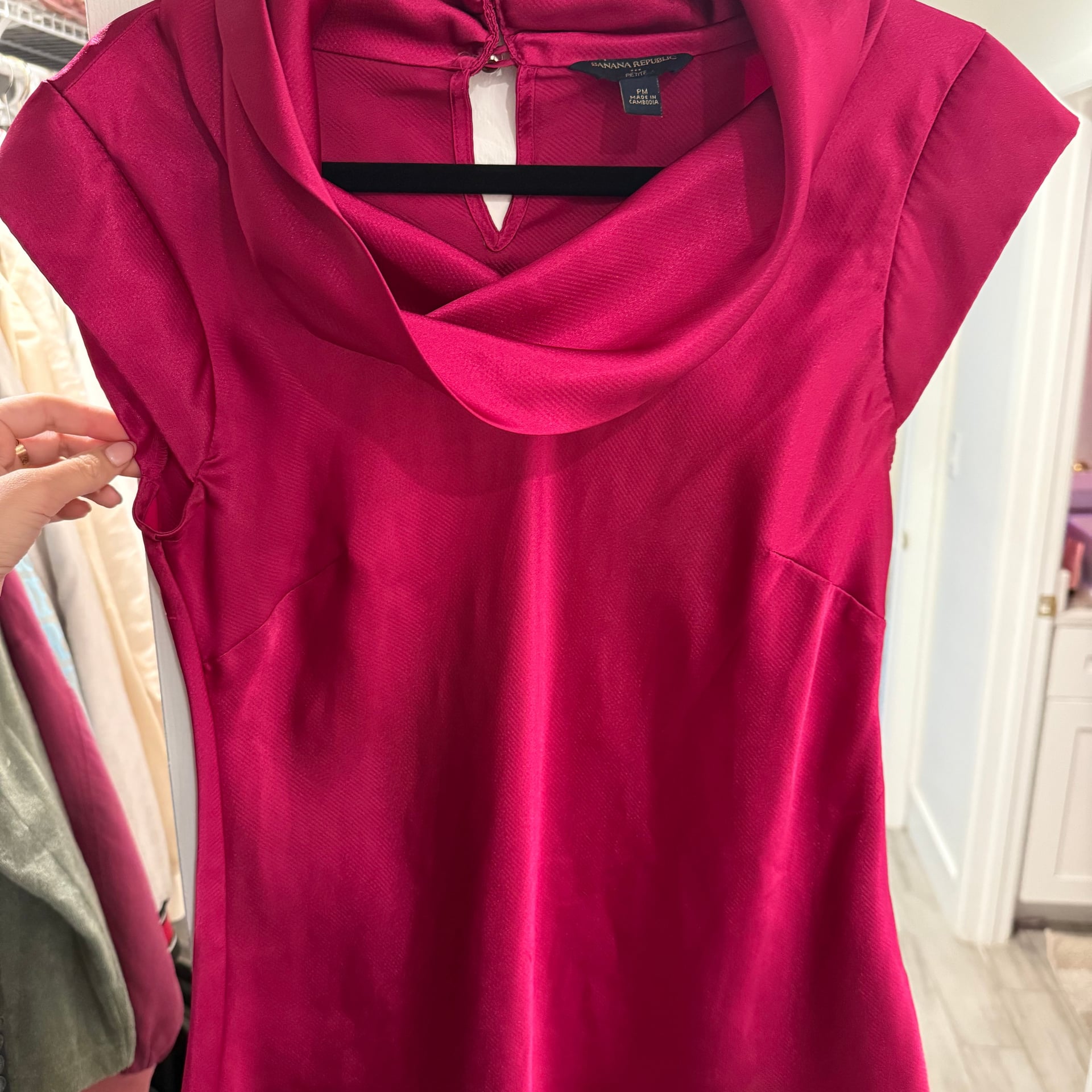Banana Republic Ruffle-Neck Sleeveless Blouse 2