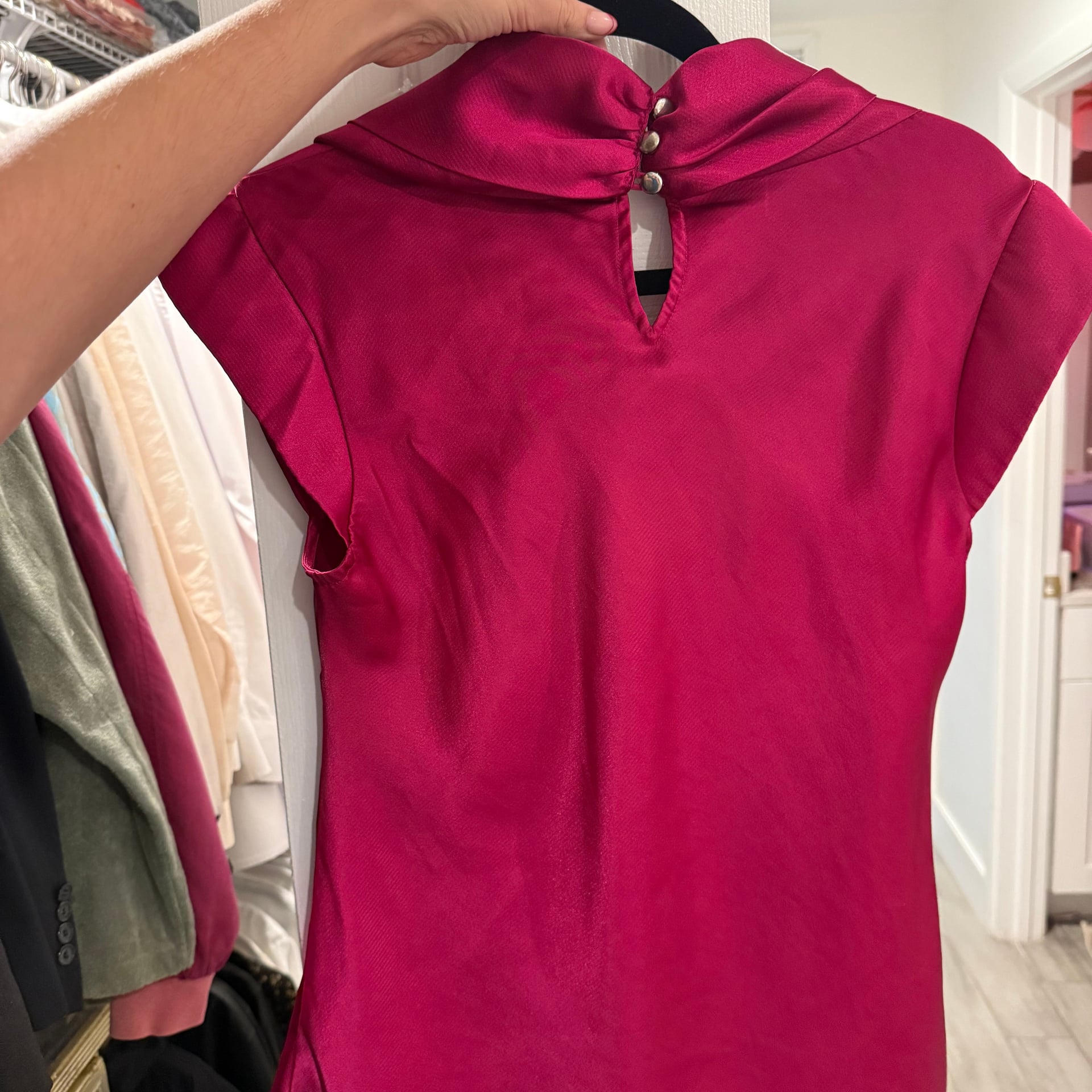 Banana Republic Ruffle-Neck Sleeveless Blouse 4