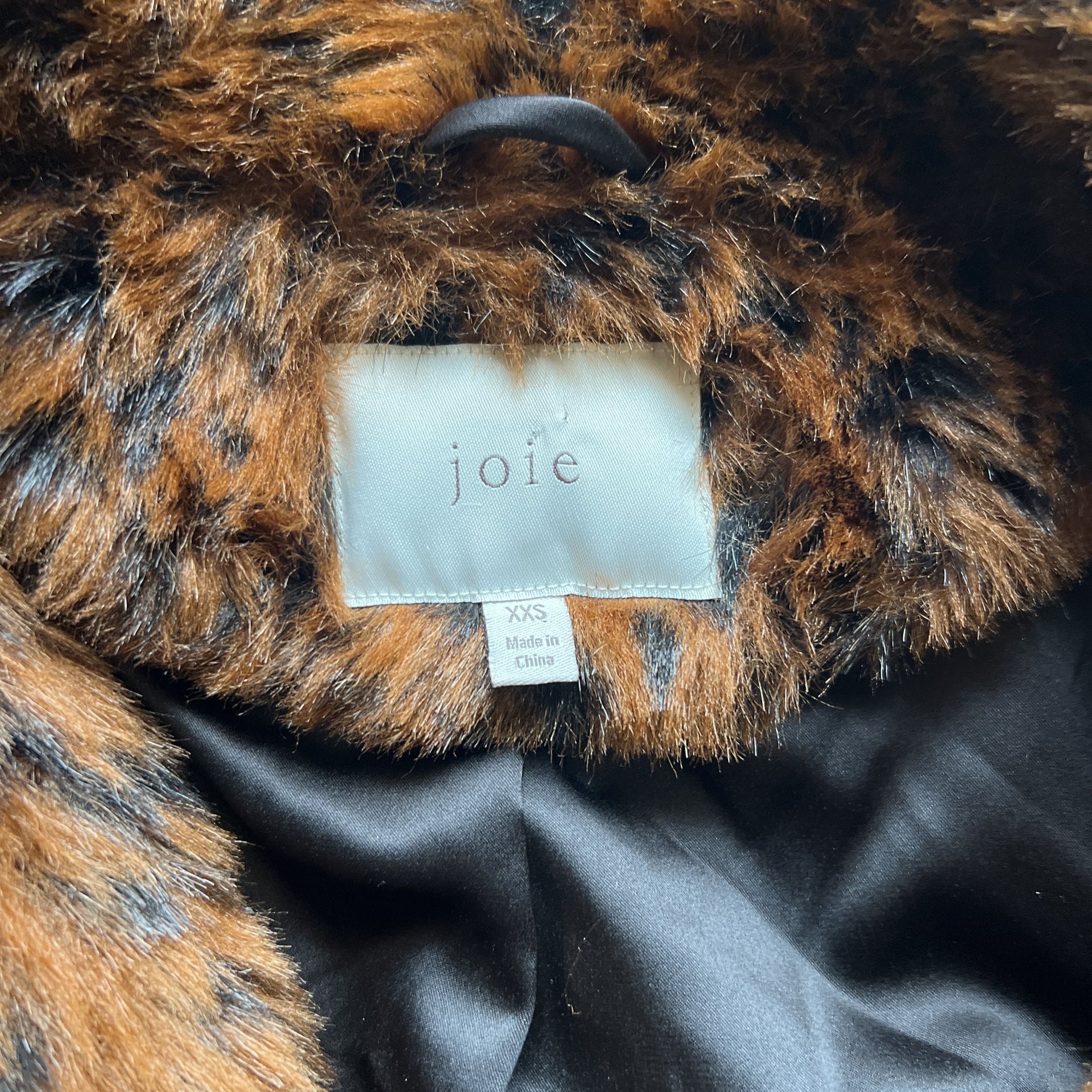 Joie Kisha Leopard Print Faux Fur Jacket 2