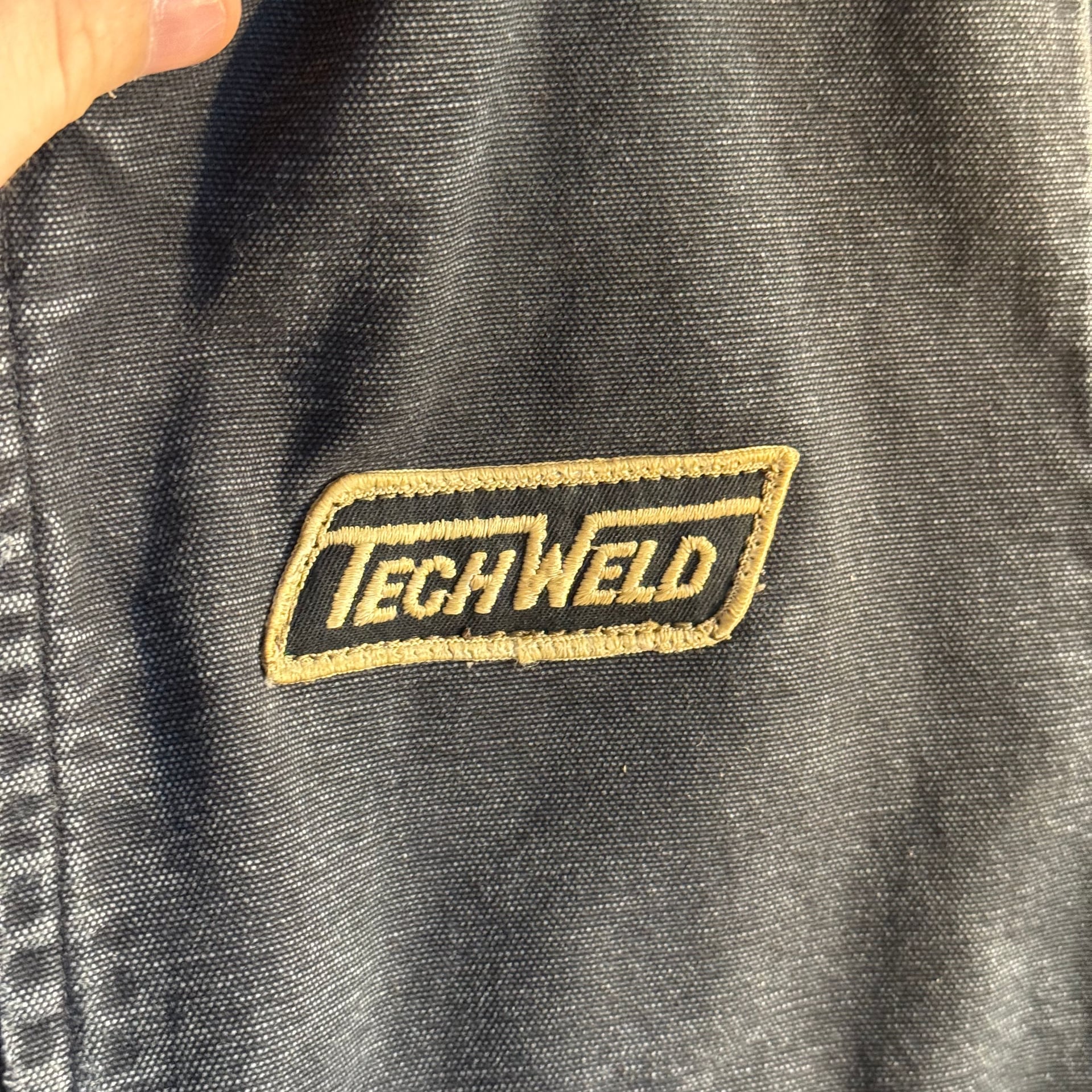 Custom Leather Repaired Carhartt V02 MDT Black XL + Vintage patch  8