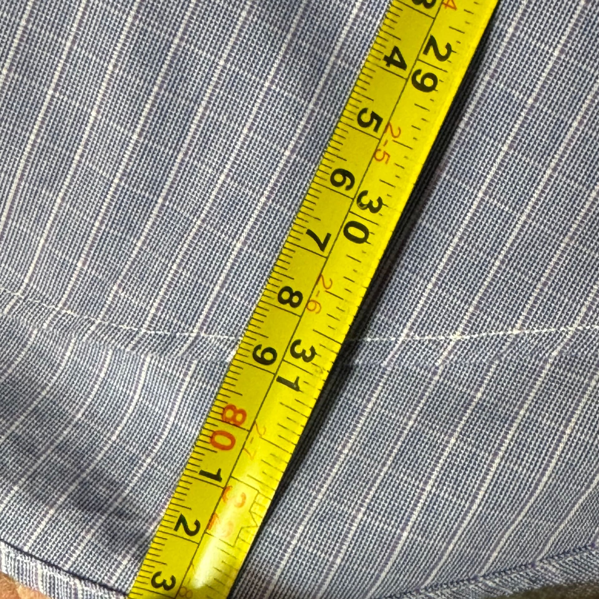 Ralph Lauren Polo Button Down Blue Long Sleeve Yarmouth Cotton 16 1/2 34 7