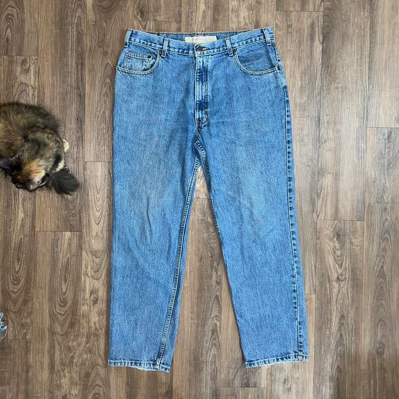 VINTAGE Abercrombie & Fitch Light Blue 90s Jeans 38x30 2