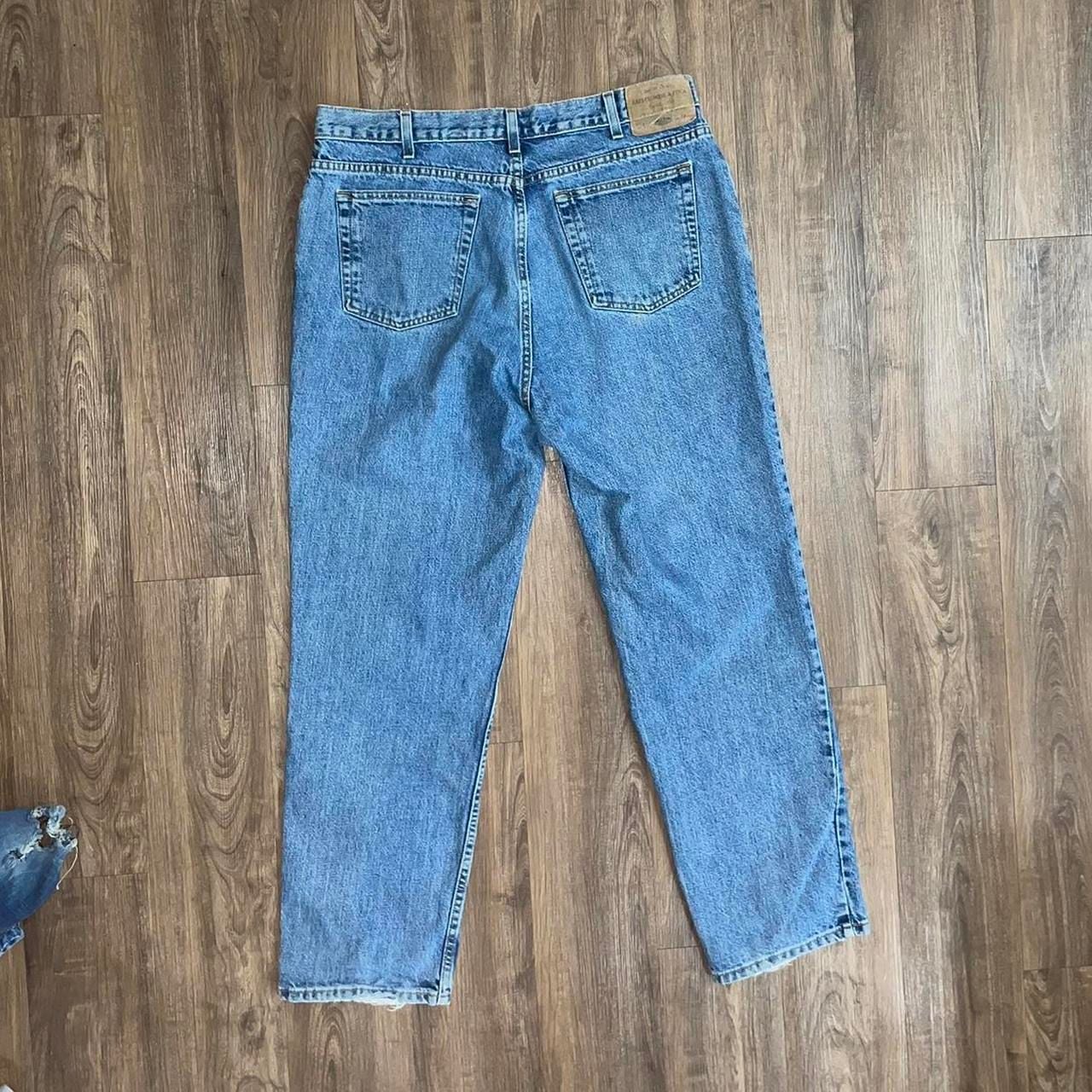 VINTAGE Abercrombie & Fitch Light Blue 90s Jeans 38x30 3