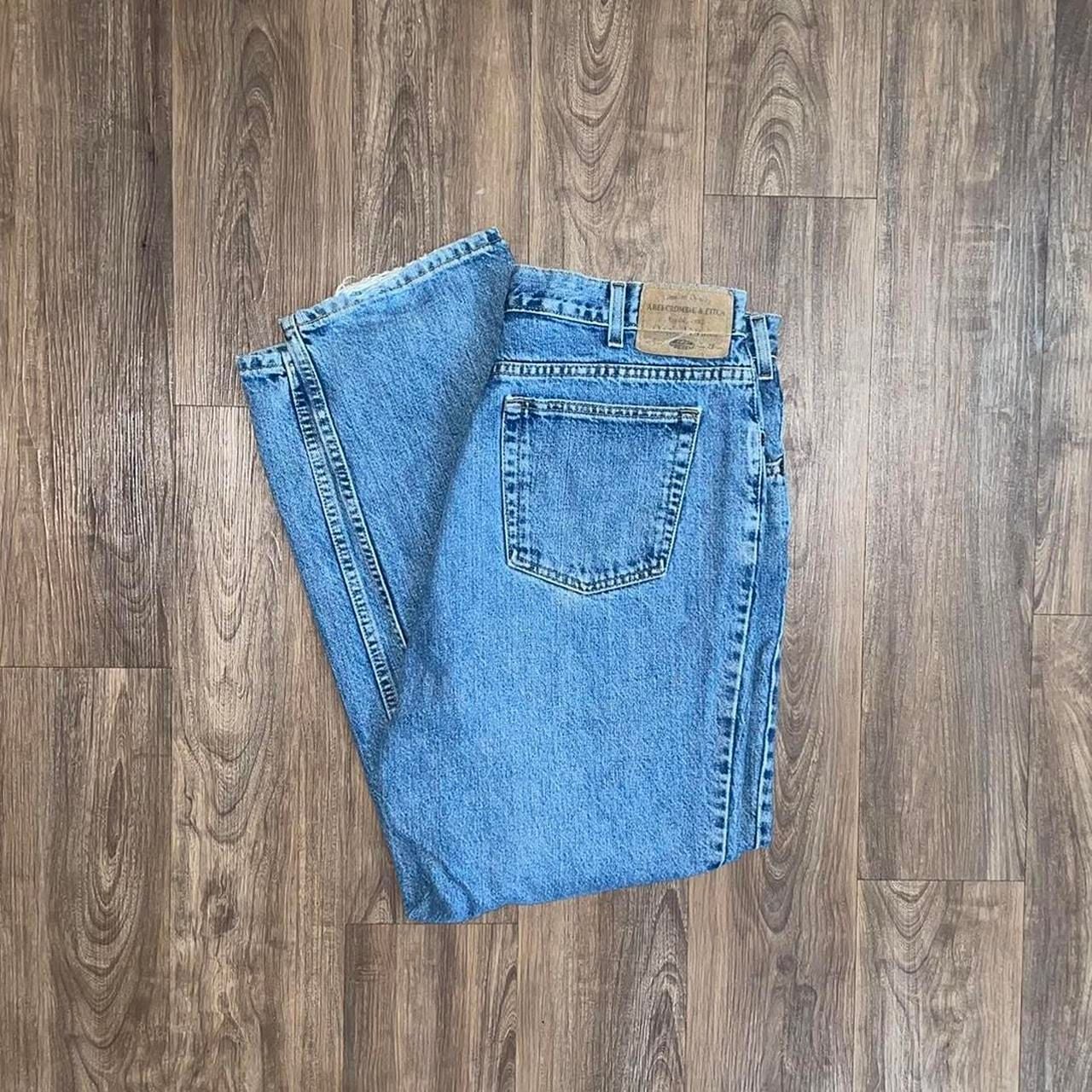 VINTAGE Abercrombie & Fitch Light Blue 90s Jeans 38x30 6