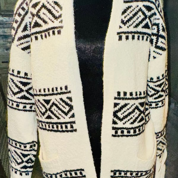 Joie Open Cardigan Small Cottage-core Boho 