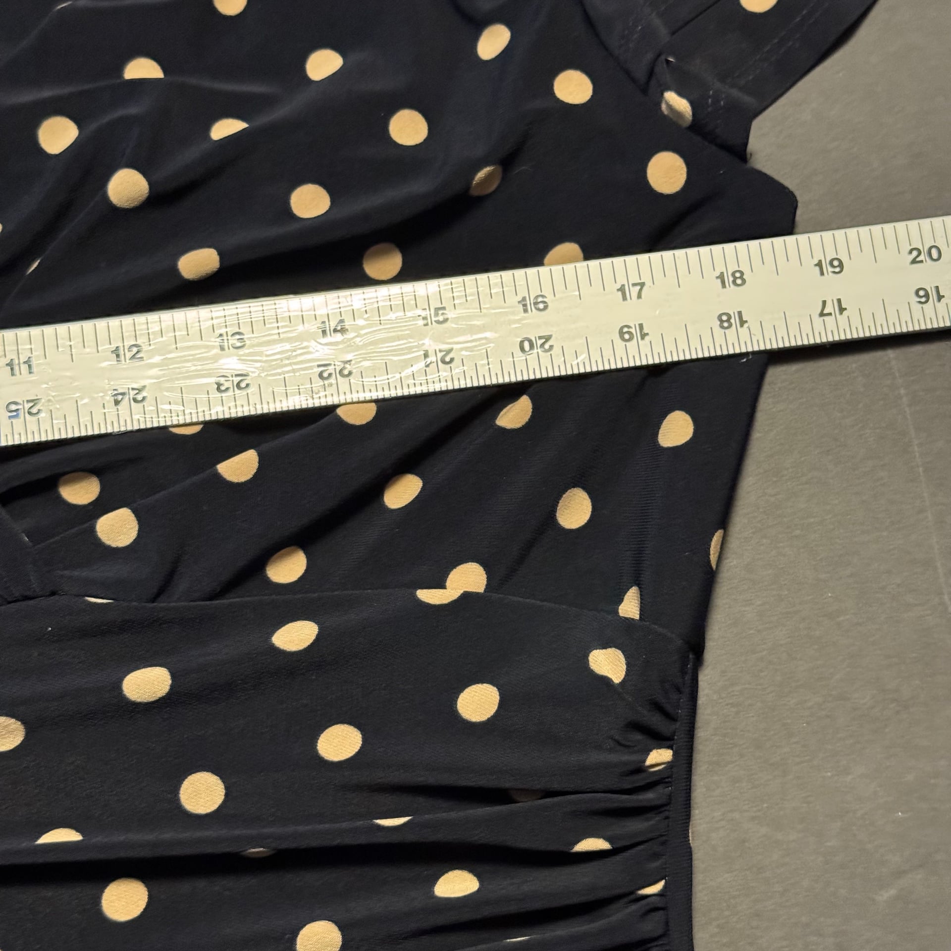 RALPH LAUREN Black Brown Polka Dot Cowl Neck Ruched Waist Dress ~ 6 M3020 10