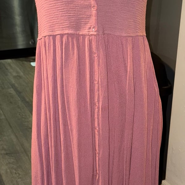 FRYE Women's Button Front Midi Dress Small Cottagecore 