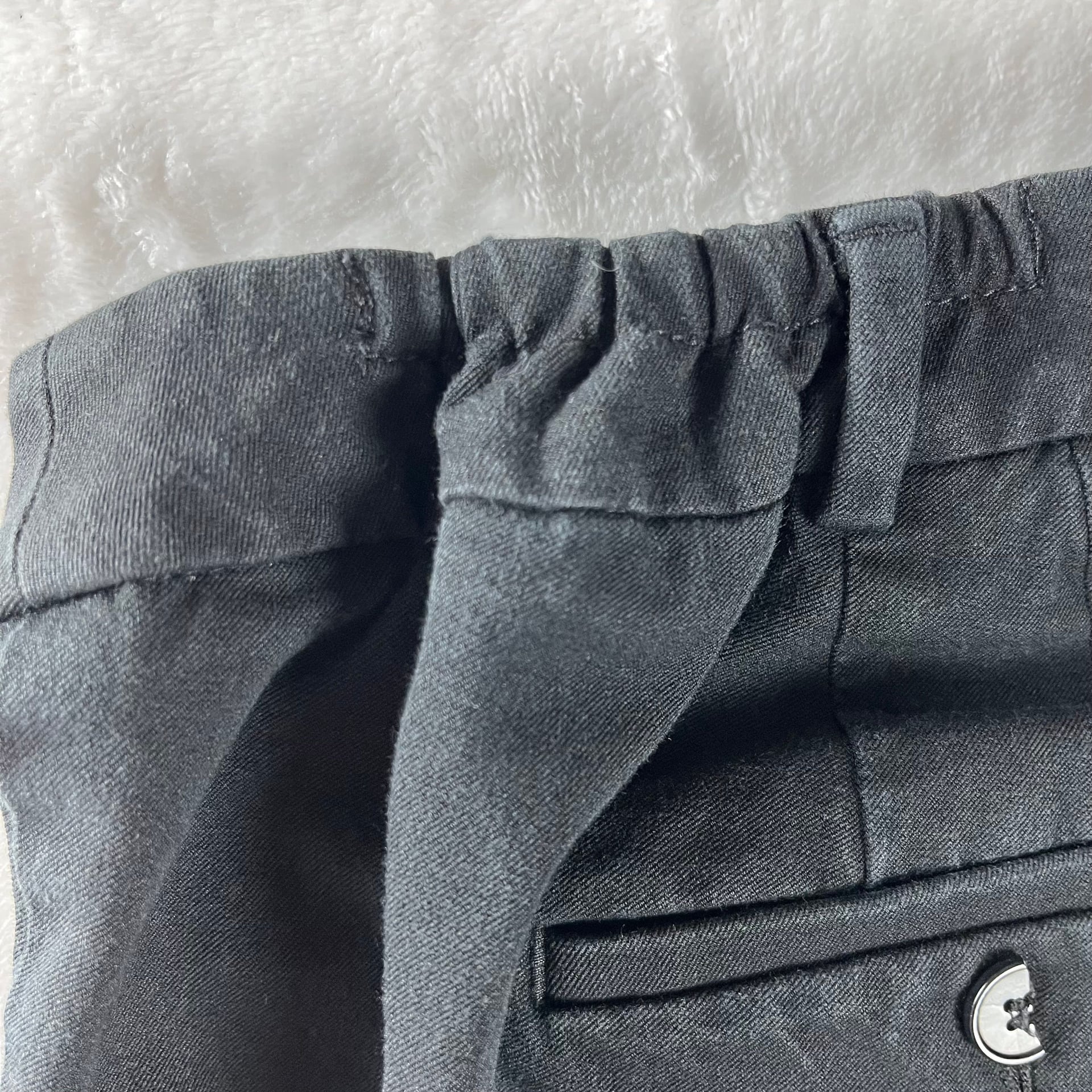 Talbots Black High-Waist Straight Leg Bi-Stretch Pants 16W 10