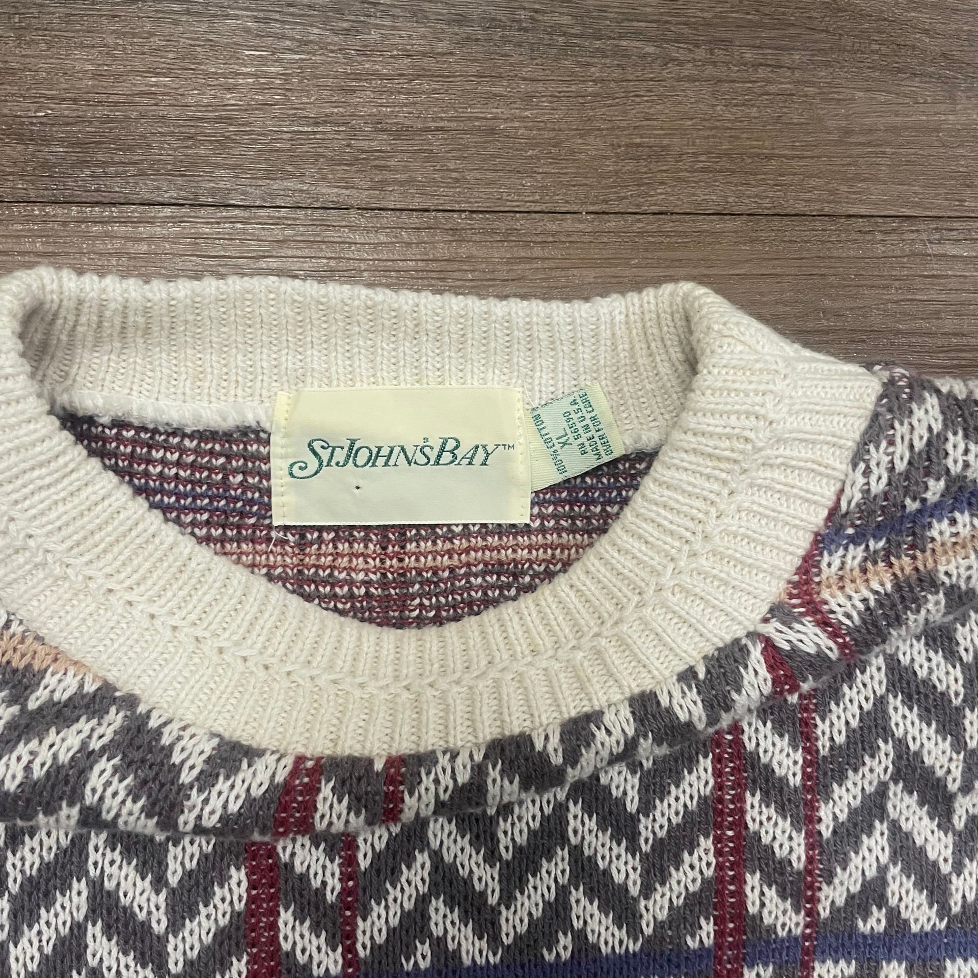 Vintage St. John's Bay Knitwear pullover Sweater 3